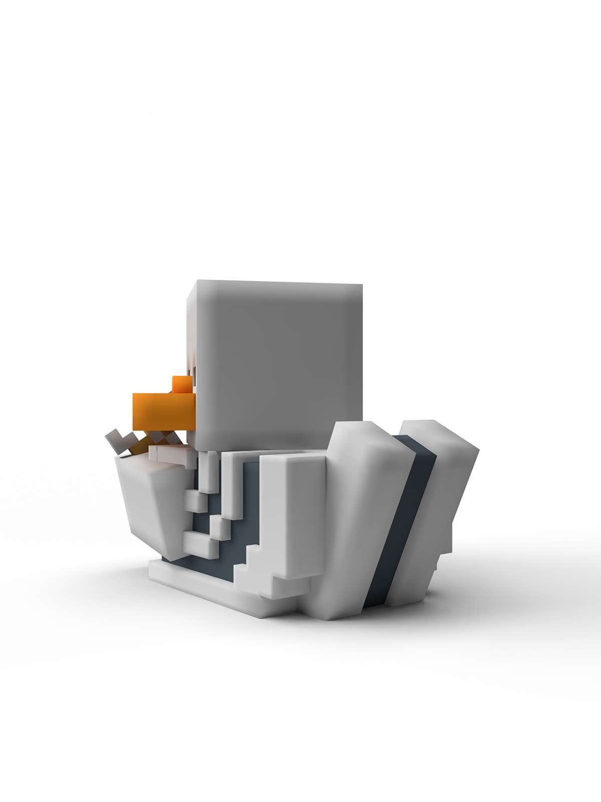 Фигурка Minecraft Утка Tubbz Skeleton - фото 6