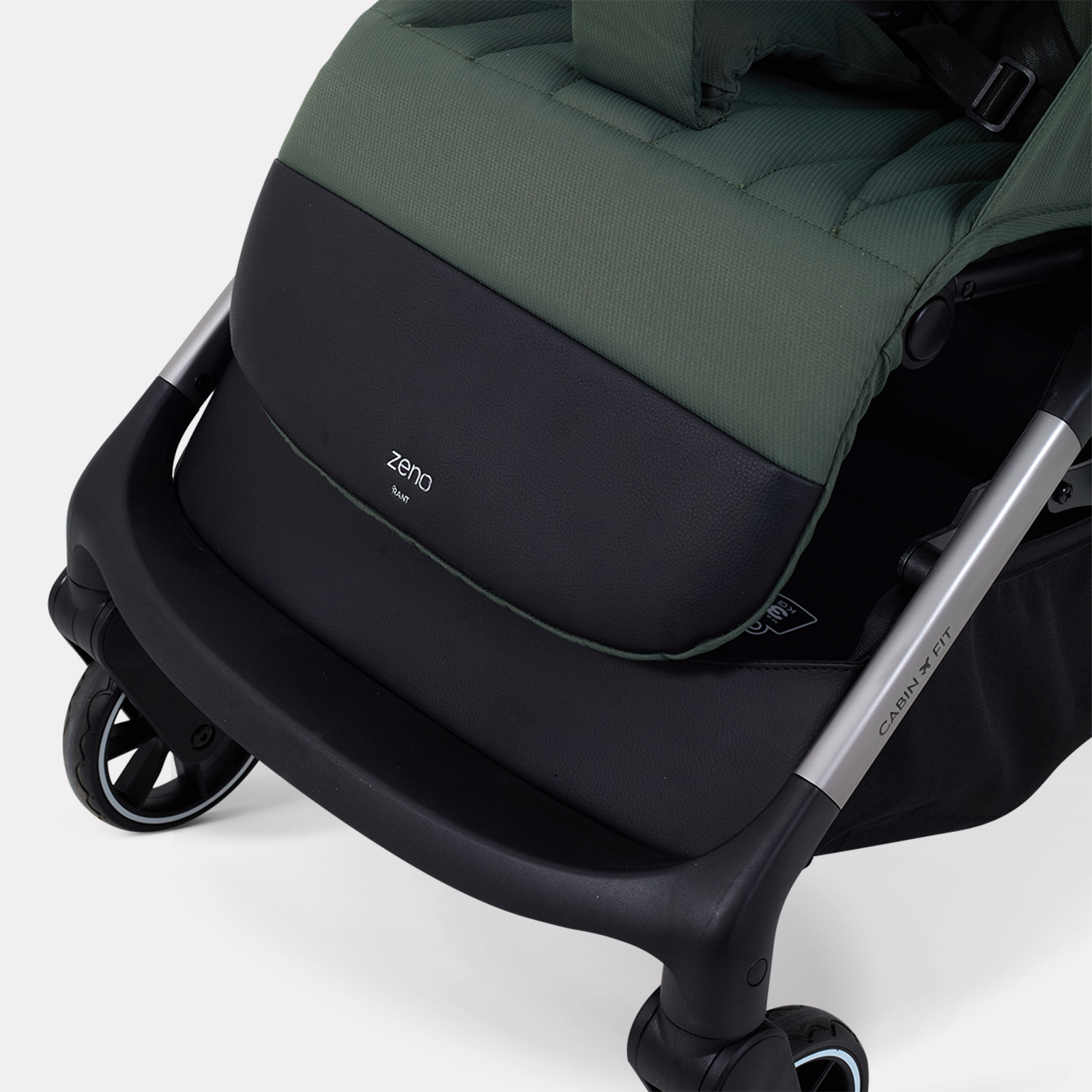 Коляска прогулочная Rant Zeno зеленый - фото 15