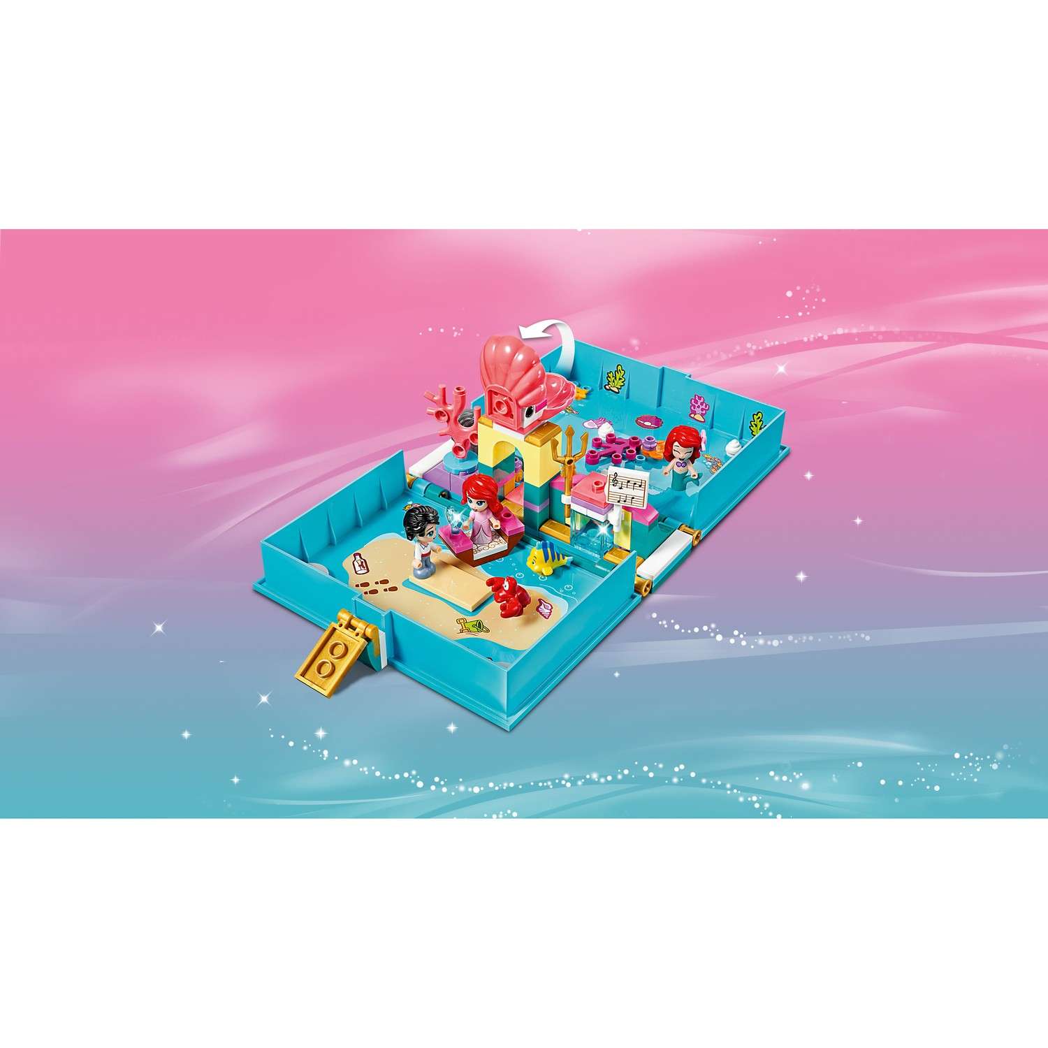Конструктор LEGO Disney Princess Книга приключений Ариэль блочный - фото 10