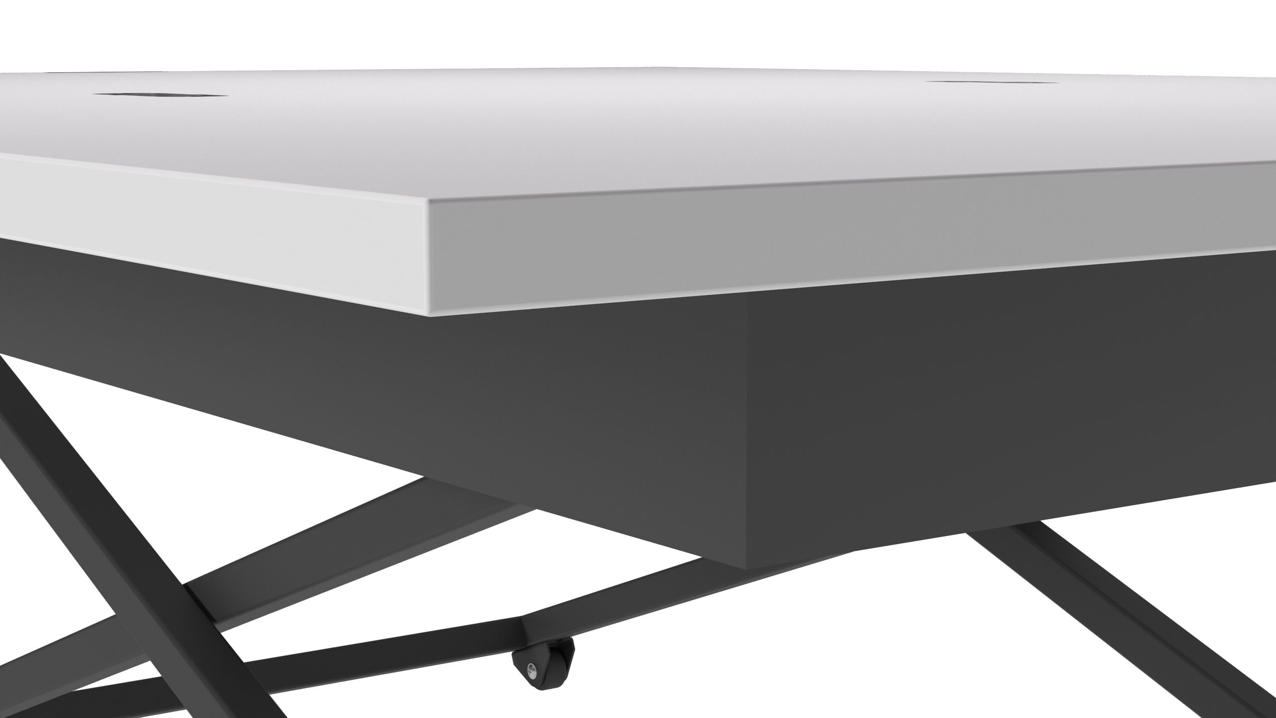 Стол-трансформер КАЛИФОРНИЯ МЕБЕЛЬ Андрэ Loft ЛДСП Белый Черный - фото 17