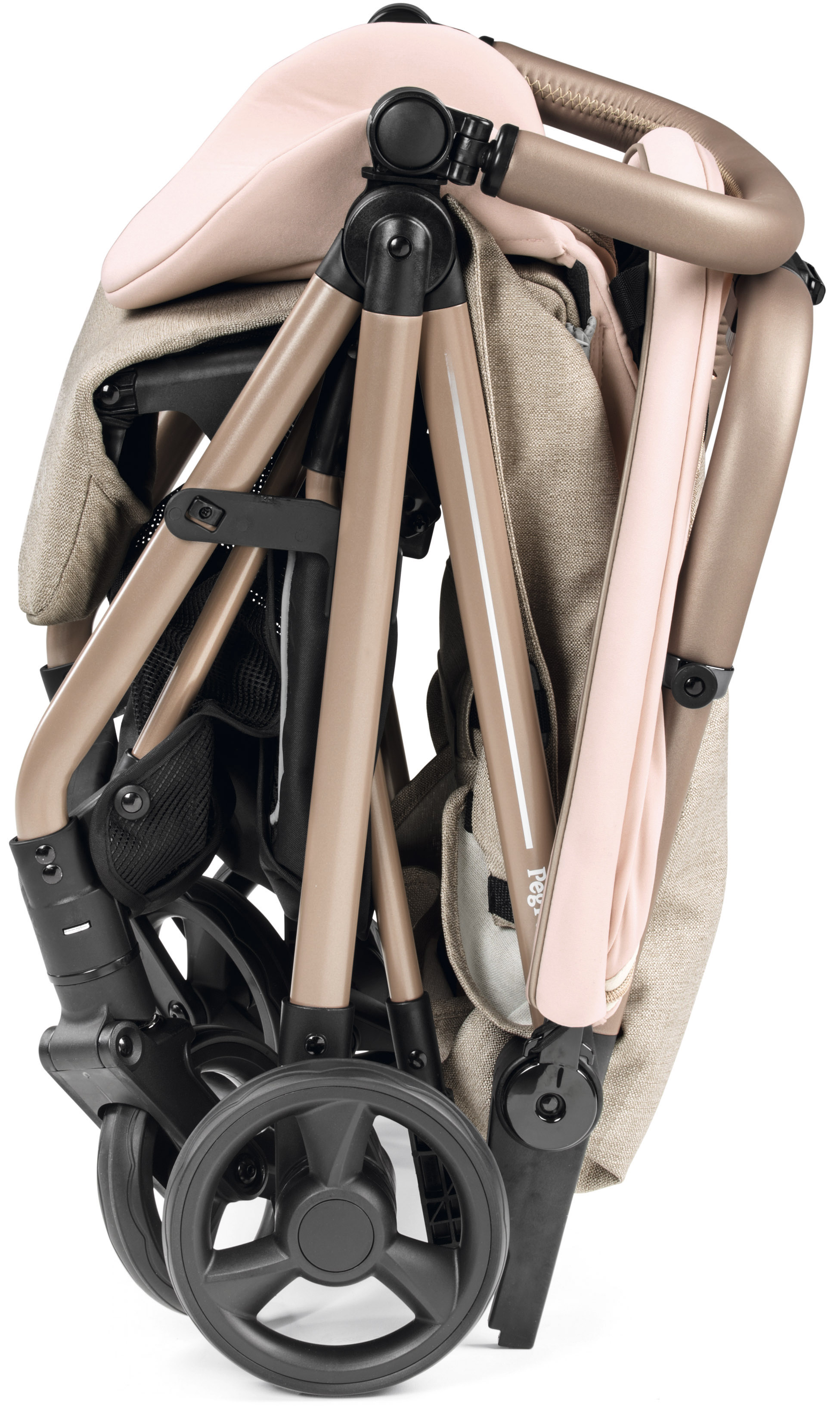 Коляска прогулочная Peg-Perego Selfie Plus розовый - фото 7