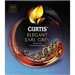 Чай черный Curtis Elegant Earl Grey 100 пакетиков с бергамотом мелколистовой