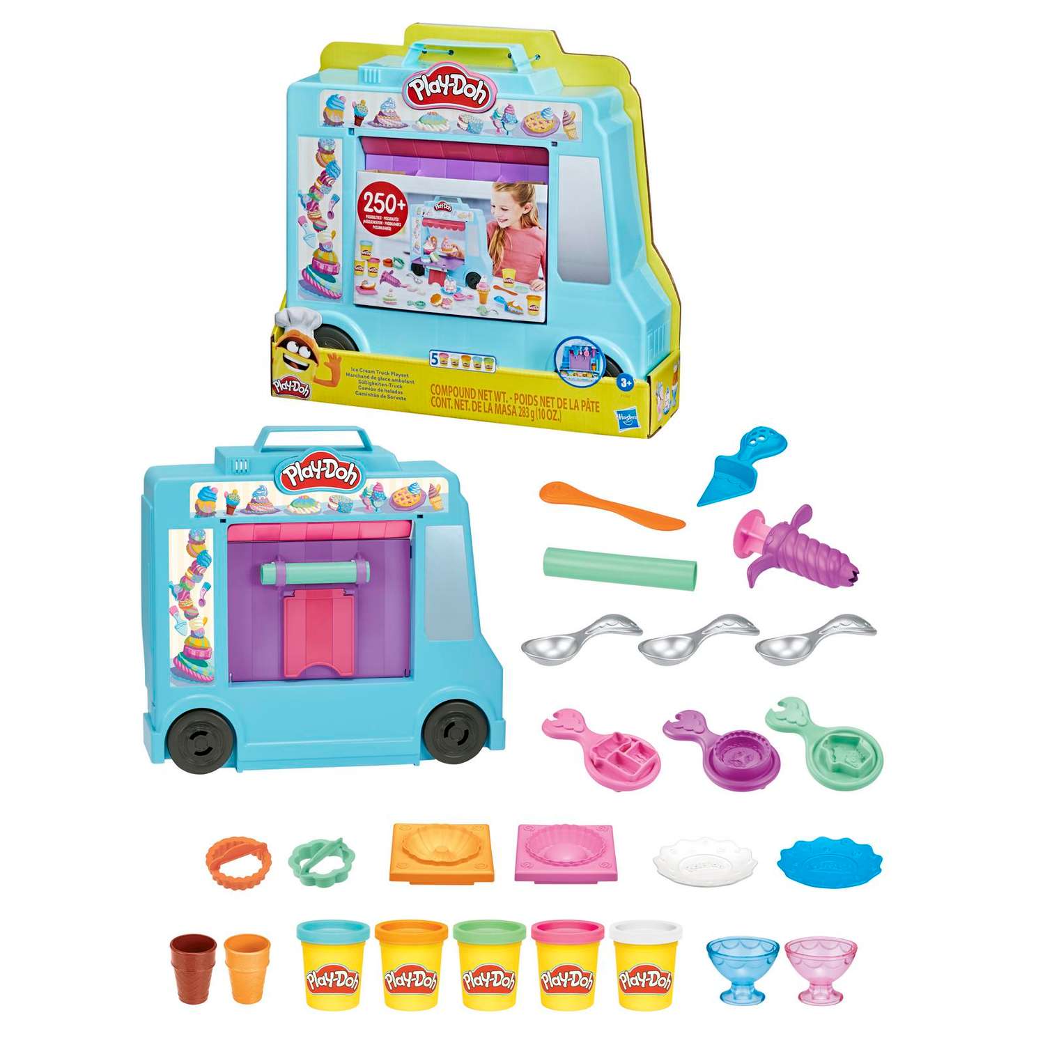 Пластилин Play-Doh Грузовичок с мороженым - фото 11