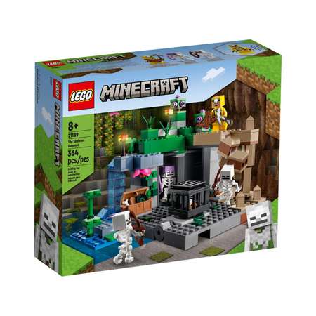 Конструктор LEGO Minecraft Подземелье скелета блочный