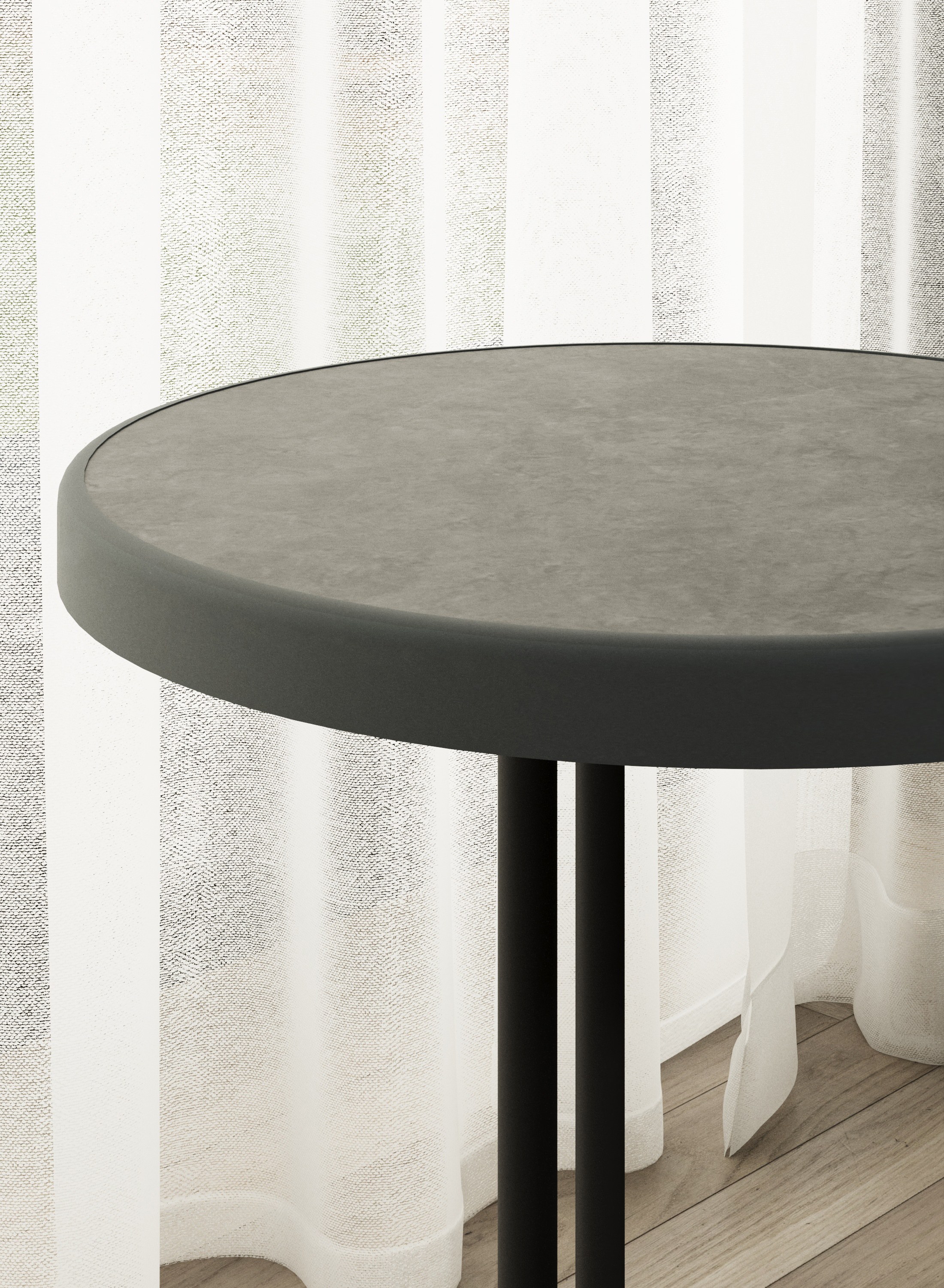 Стол журнальный SLINE Кальяри дарк графит черный - фото 5