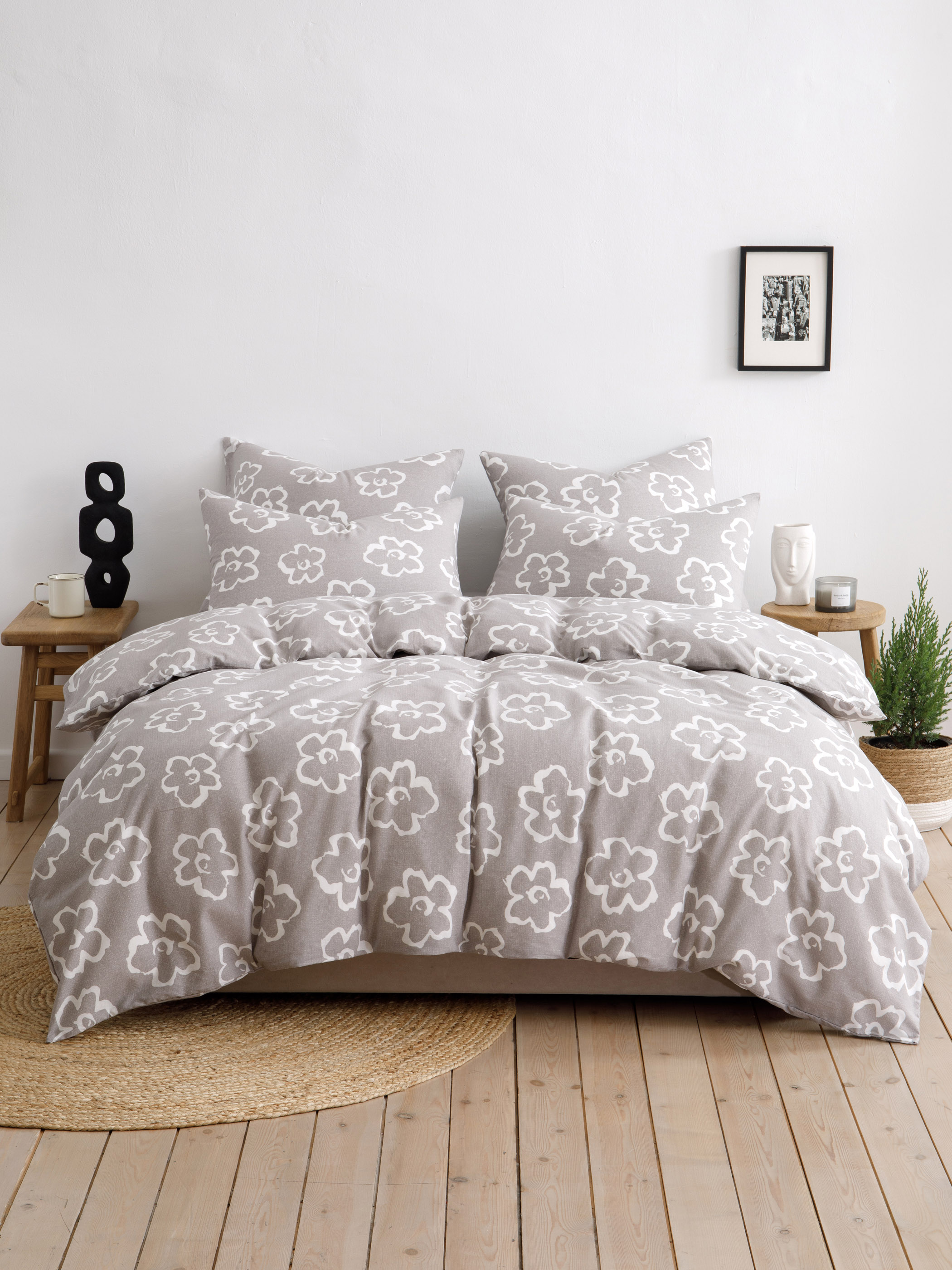 Комплект постельного белья Ночь Нежна Келси двуспальный 4 предм. - фото 1