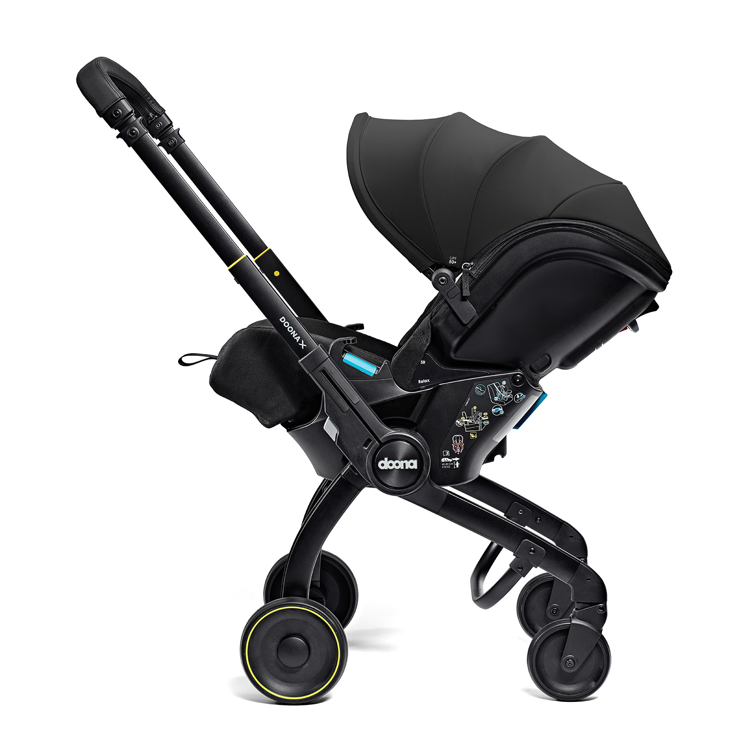 Автокресло Doona X Nitro Black Isofix 0 (0 -13 кг) - фото 20