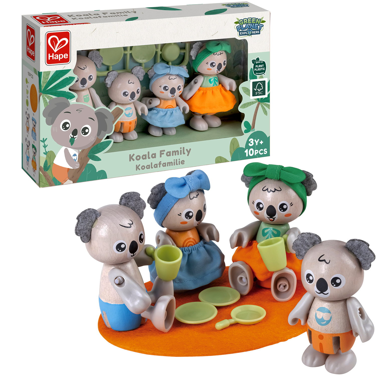 Игровой набор Hape Семья коал - фото 2