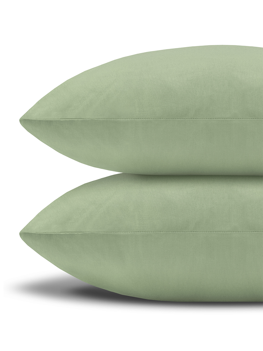 Наволочка BRAVO поплин оливка 70 x 70 см 2 шт. - фото 4