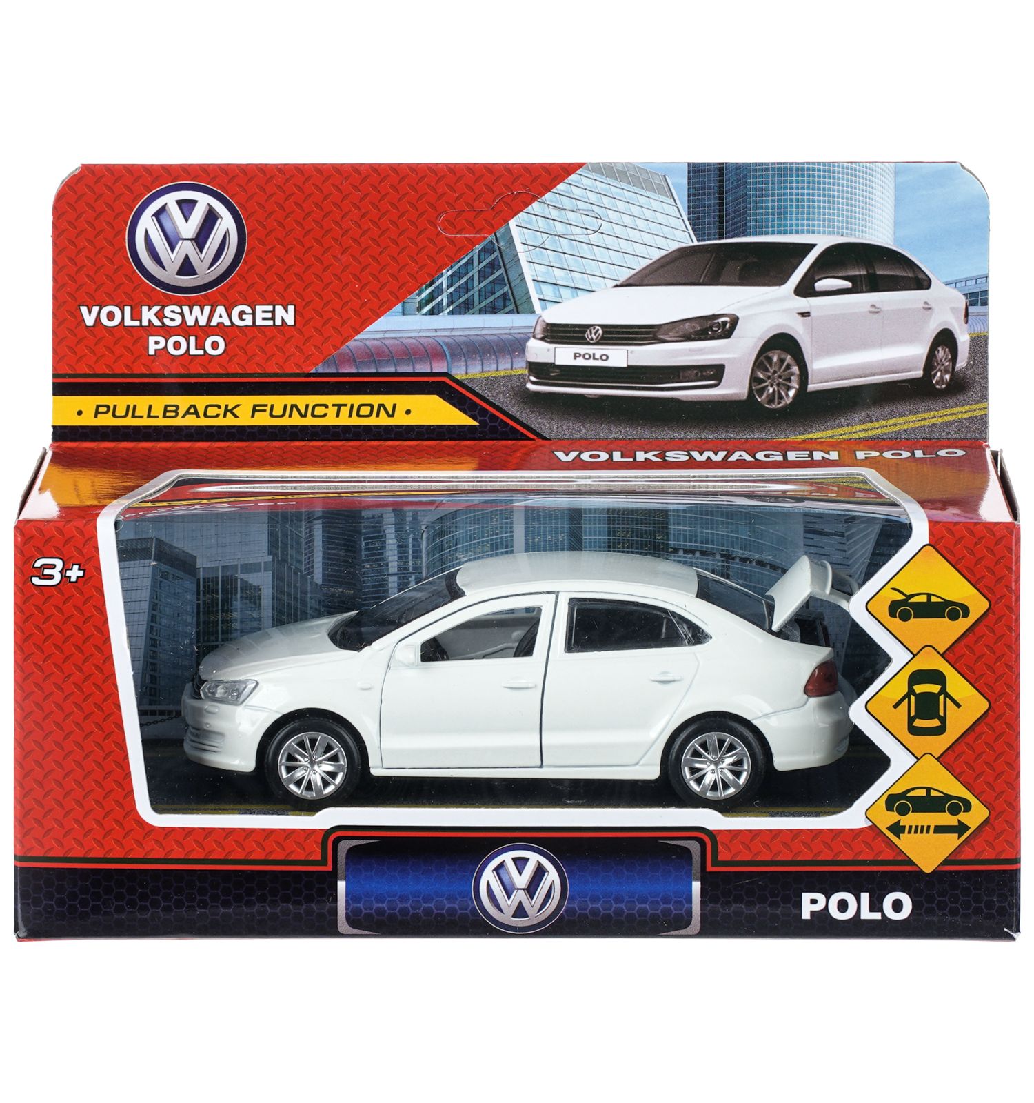 Автомобиль Технопарк Volkswagen Polo 416385 - фото 8