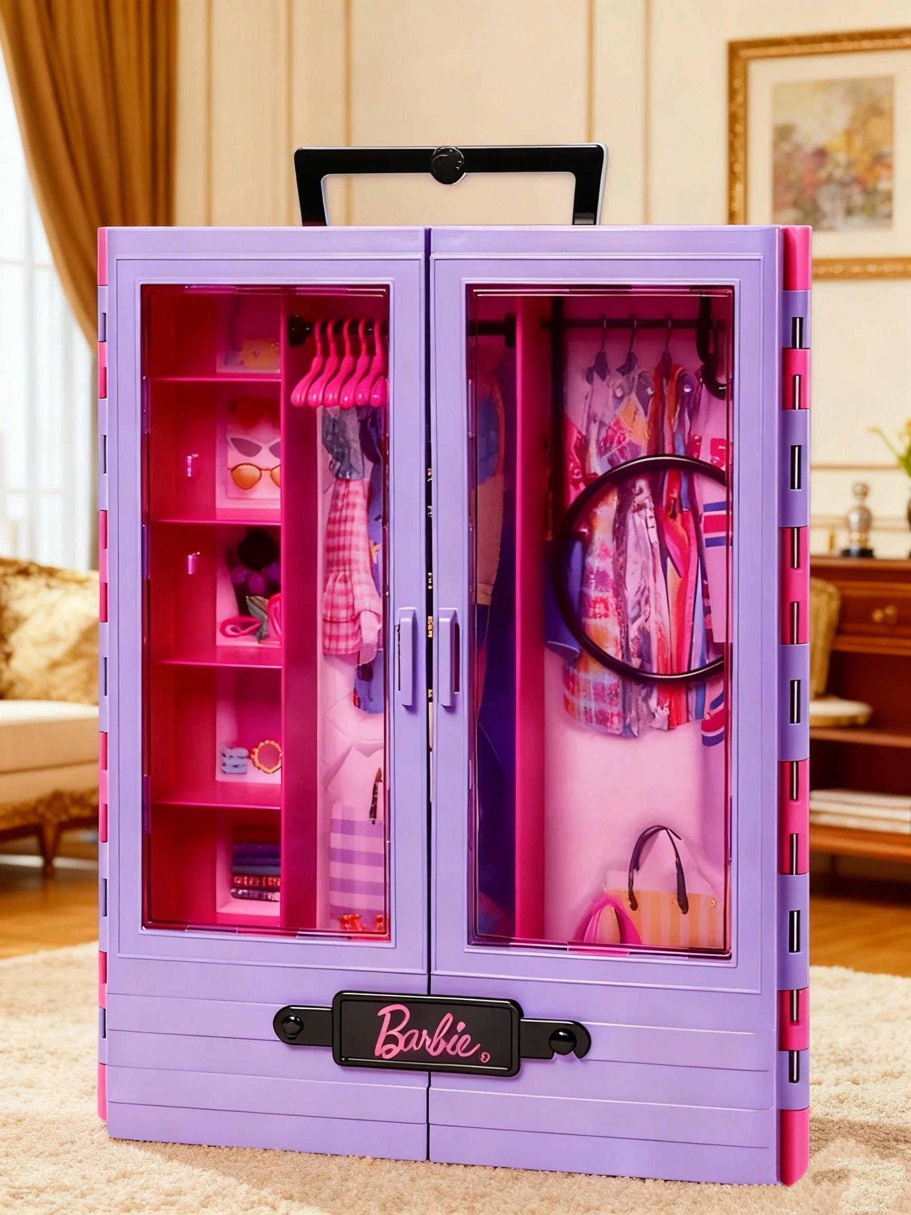 Кукла модельная Barbie Гардероб с аксессуарами высота 28 см HJL66 - фото 3