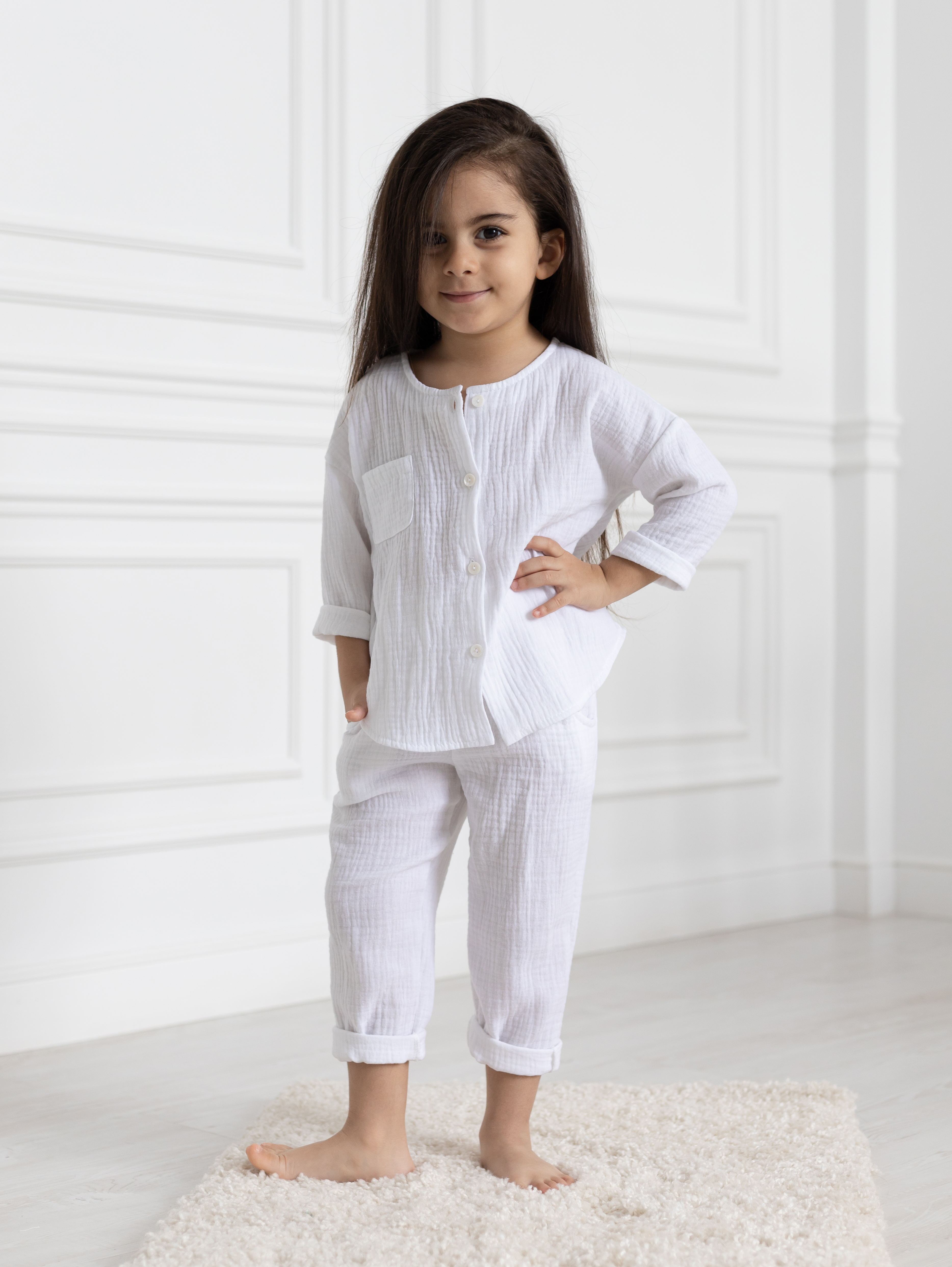 Штанишки Amelli КЛ.210.023.0.0.109бел - фото 1