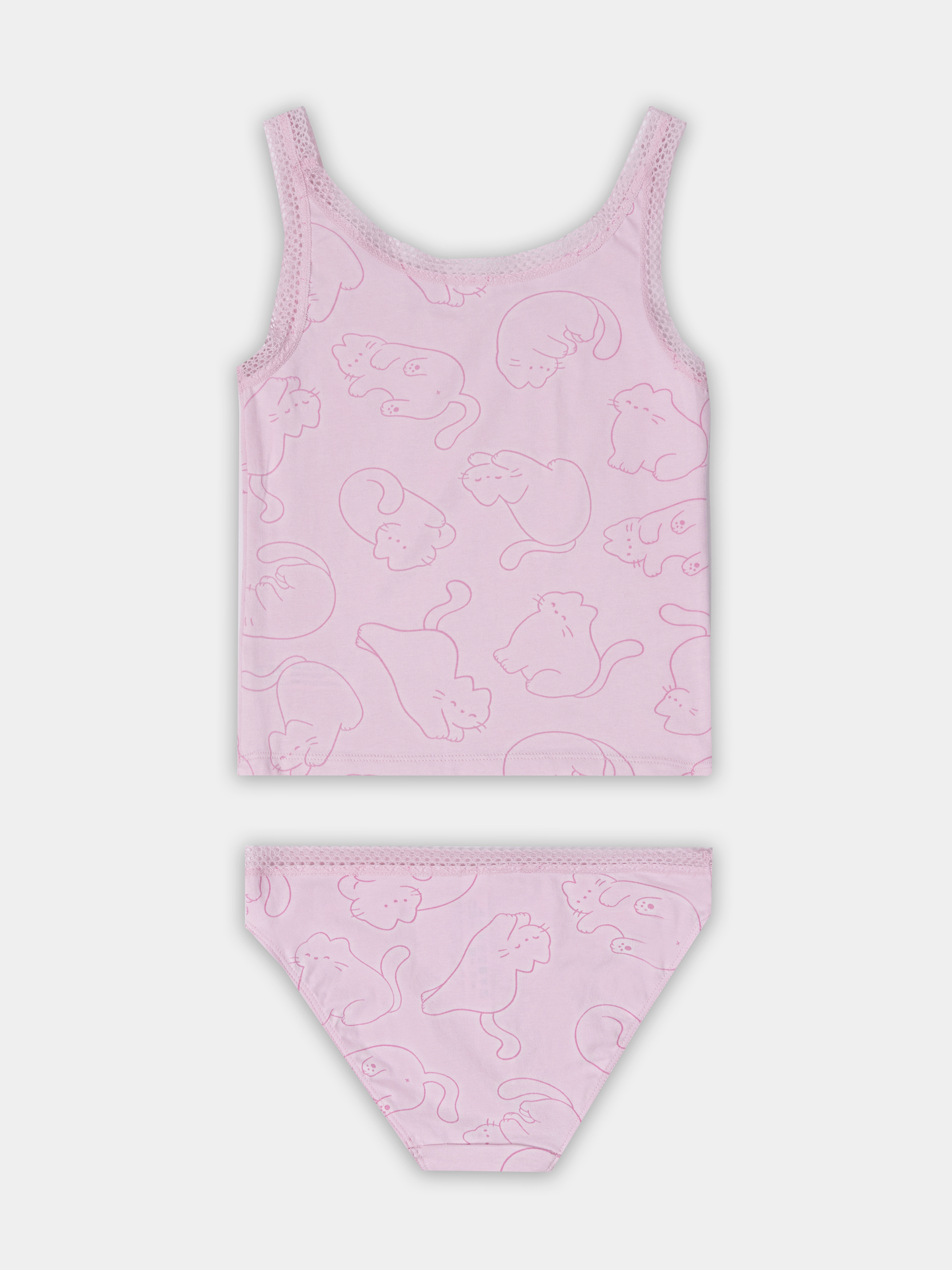 Майка и трусы Mark Formelle (Марк Формэль) 447008/котики на розовом - фото 2