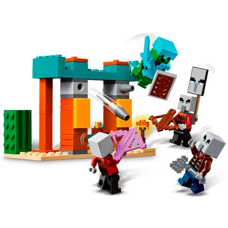 Конструктор LEGO Minecraft Пустынный патруль Илладжеров 105 дет.