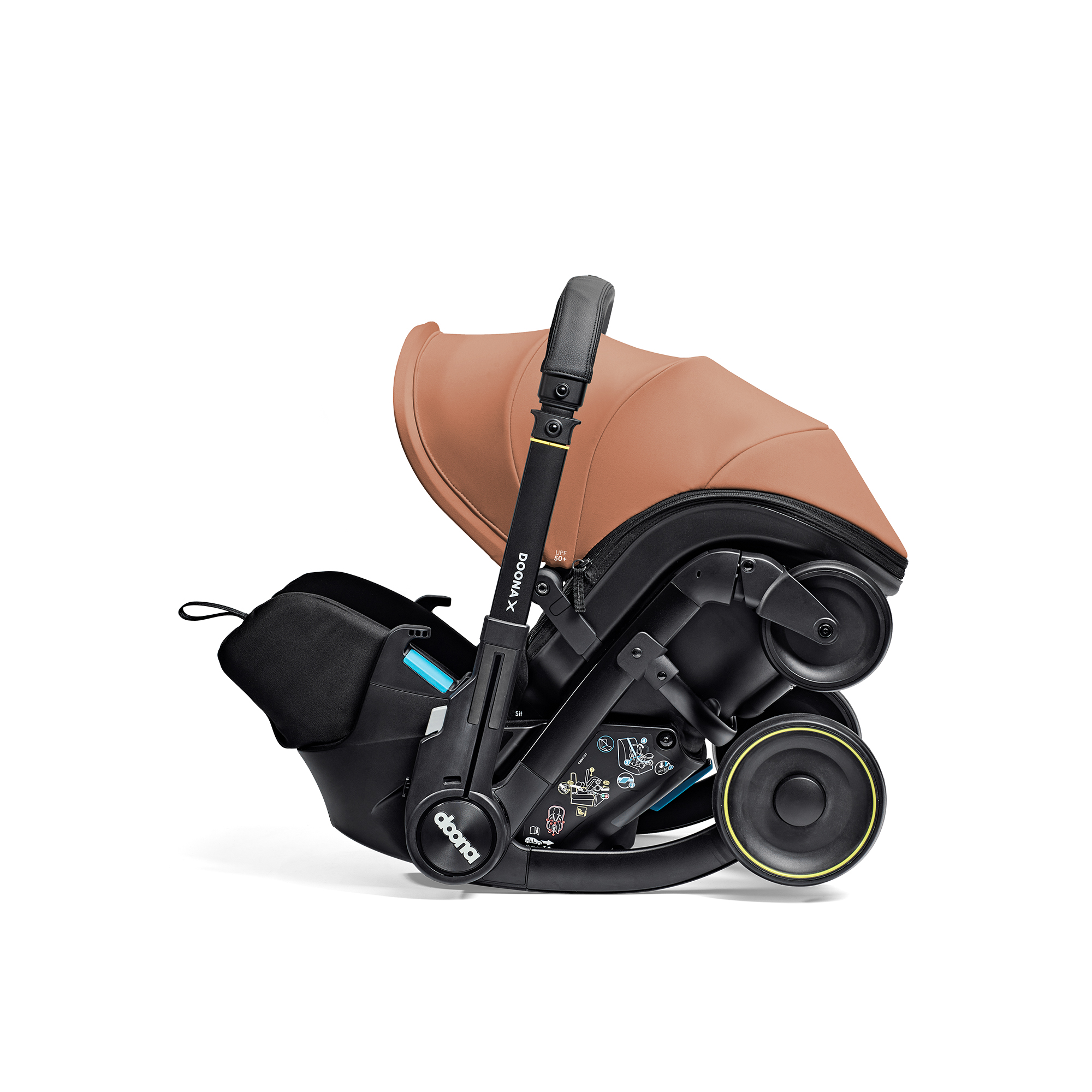 Автокресло Doona Doona X, цвет: Terracotta Isofix 0 (0 -13 кг) коричневый - фото 23