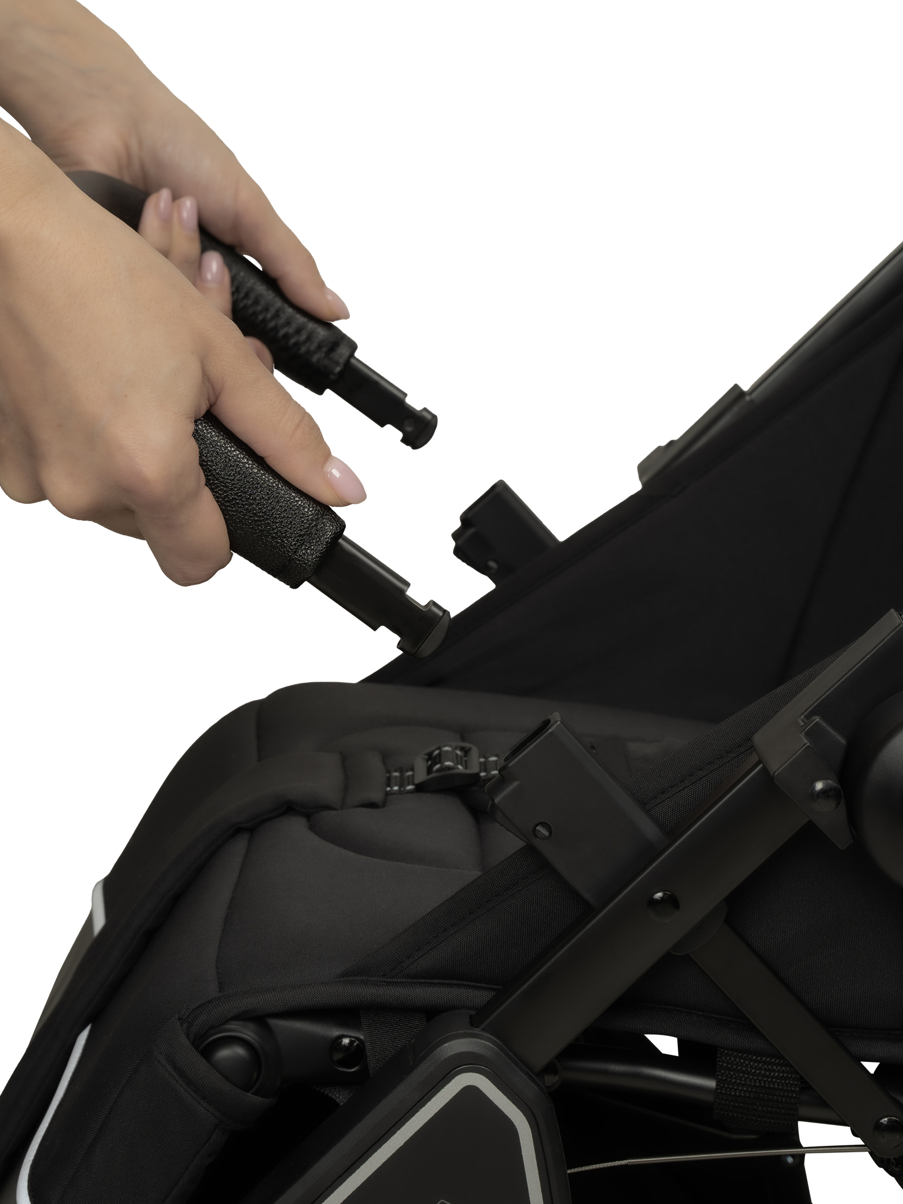 Коляска прогулочная JOVOLA Storm черный - фото 29