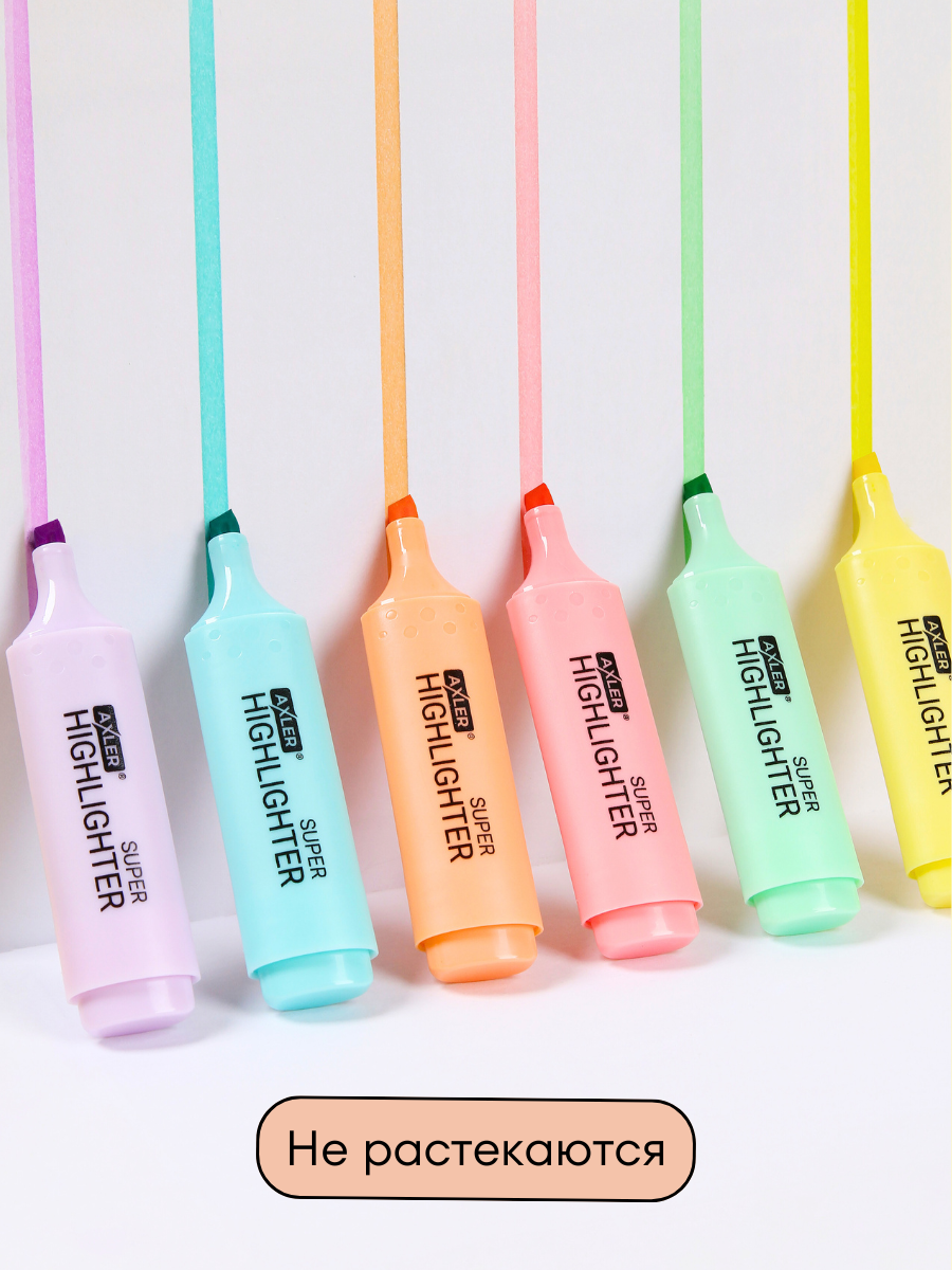 Текстовыделители AXLER 12 шт. - фото 11