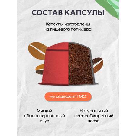 Кофе в капсулах HOME BARISTA Cafe au lait 48 шт.