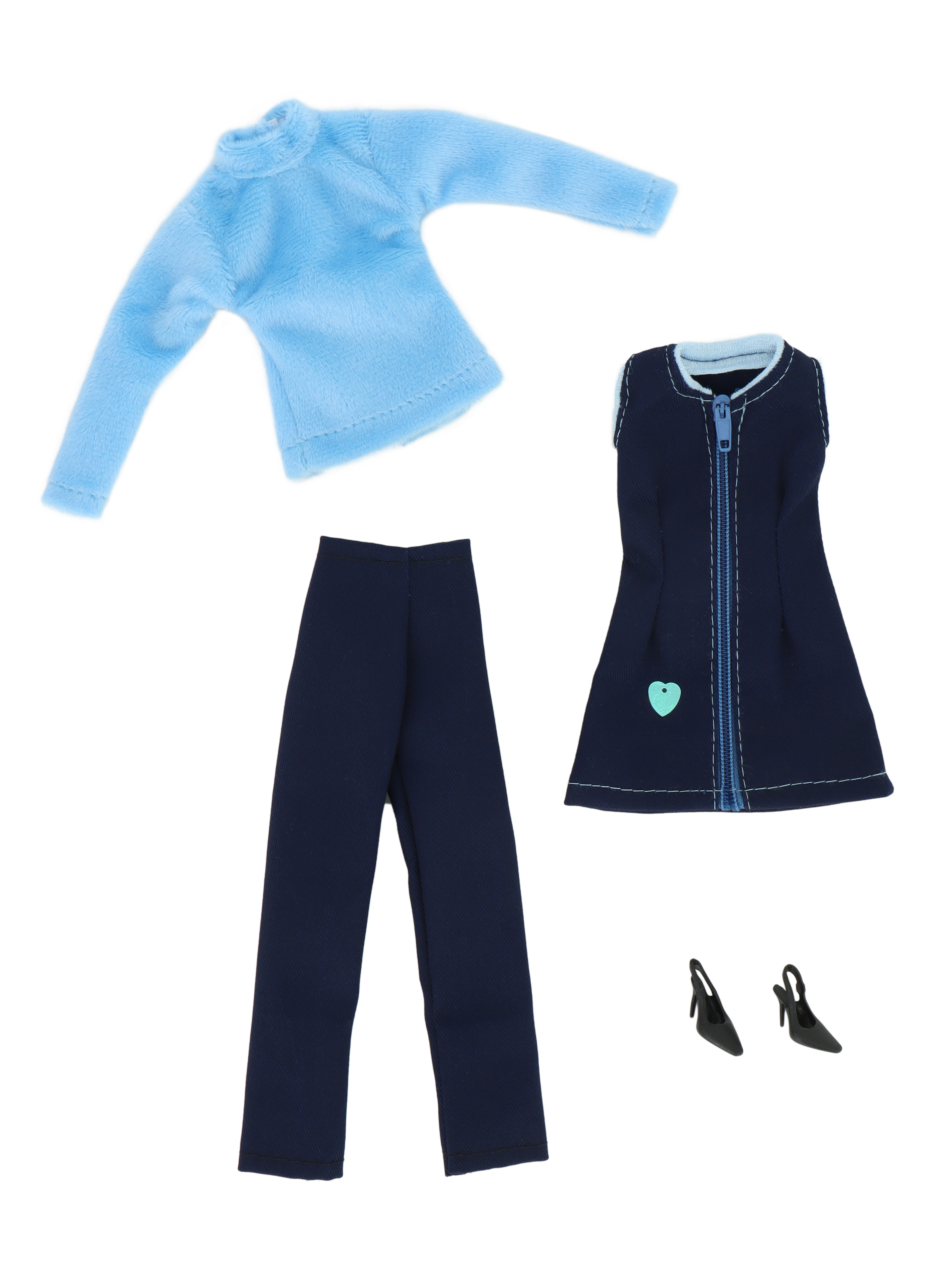 Одежда для кукол Модница 7777синий-голубой - фото 8