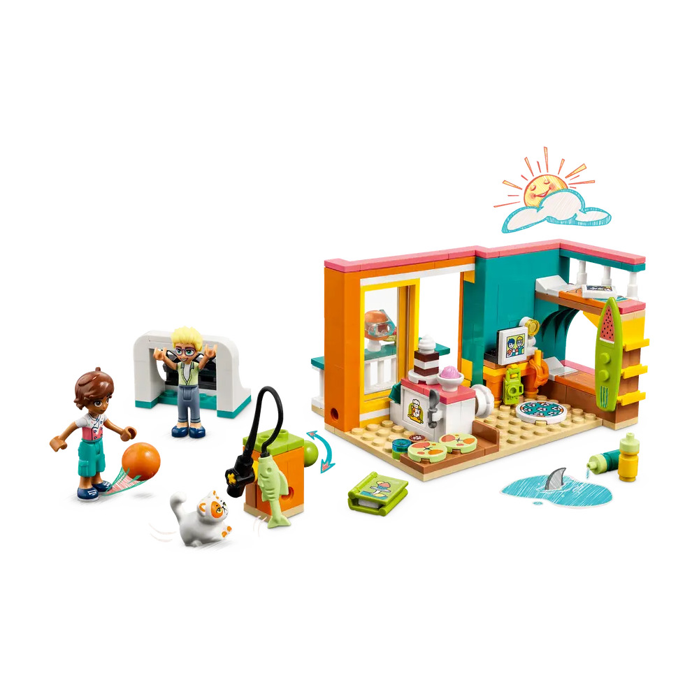 Конструктор LEGO Friends Комната Лео 41754 1154 дет. - фото 3