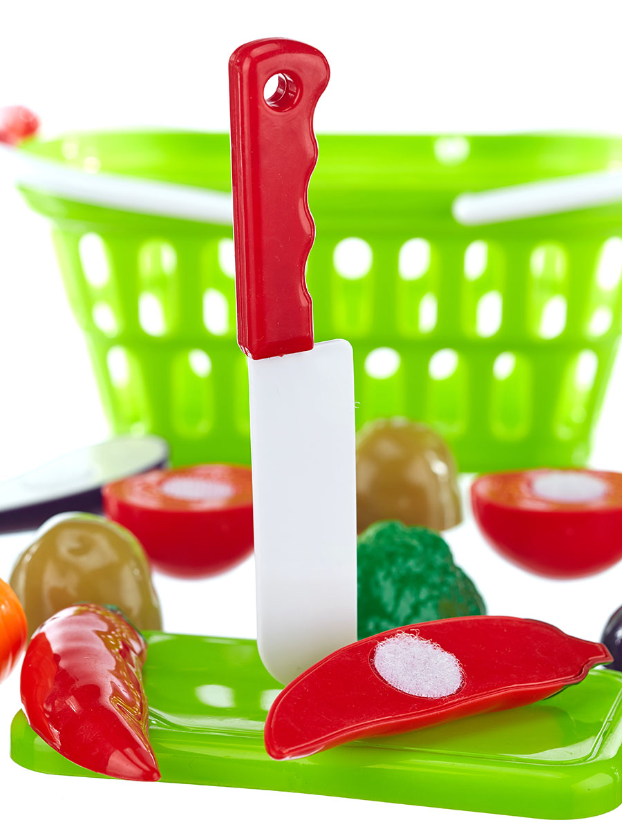 Игровой набор Donty-Tonty продукты, тележки и корзинки - фото 7