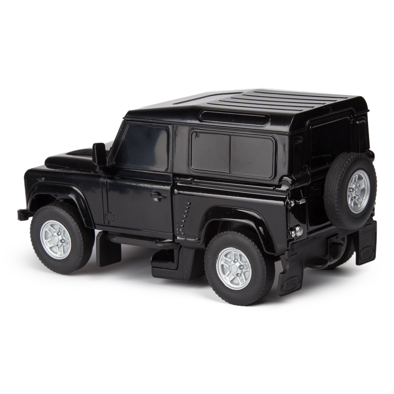 Машина Rastar 1:32 Land Rover Defender Трансформер Черный 62010 62010 - фото 6
