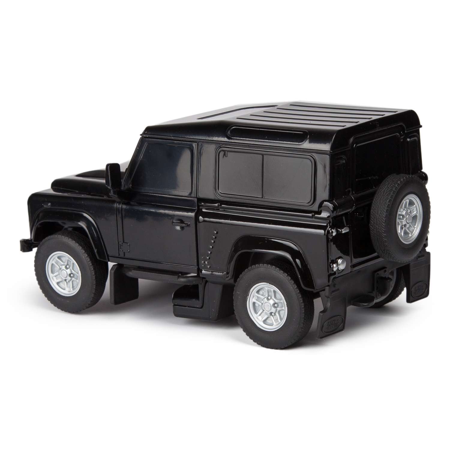 Машина Rastar 1:32 Land Rover Defender Трансформер Черный 62010 62010.0 - фото 6