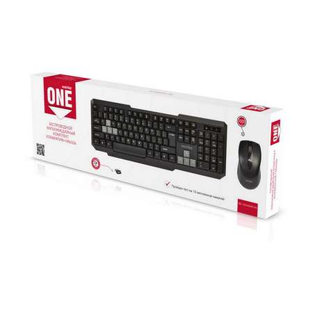 Комплект клавиатура + мышь Smartbuy SBC-230346AG черный/зеленый