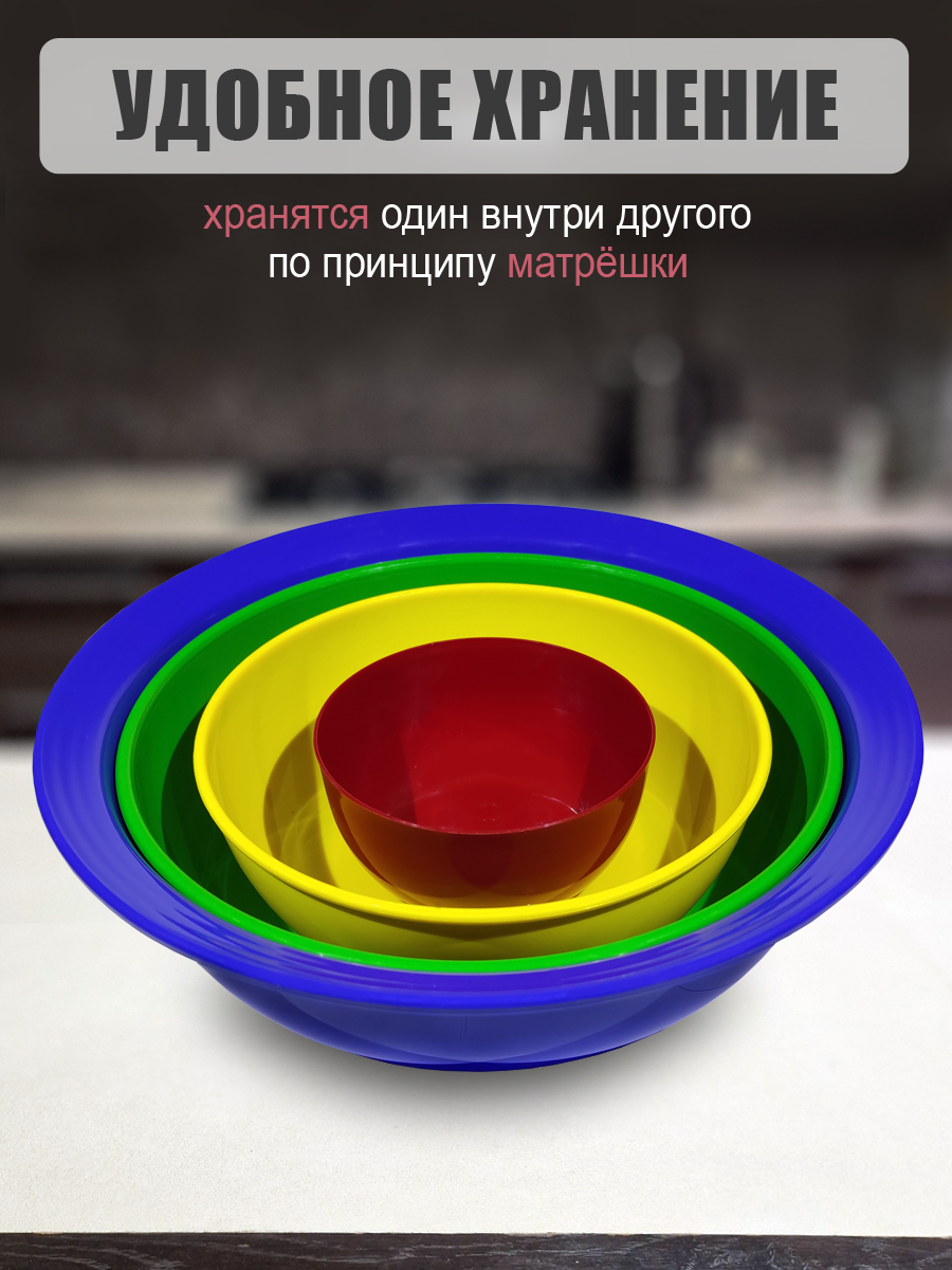 Набор контейнеров Solaris с герметичными крышками Матрёшка - фото 3