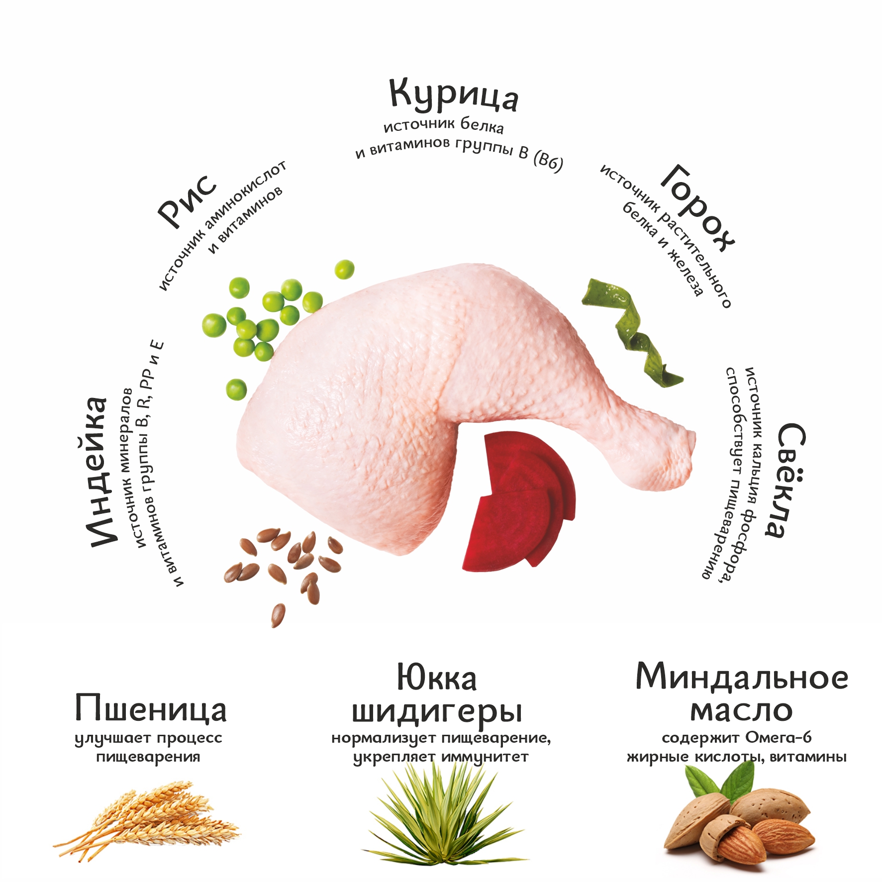 Корм для котят Roybis сухой полнорационный для активного роста и развития с курицей 0.4кг - фото 4