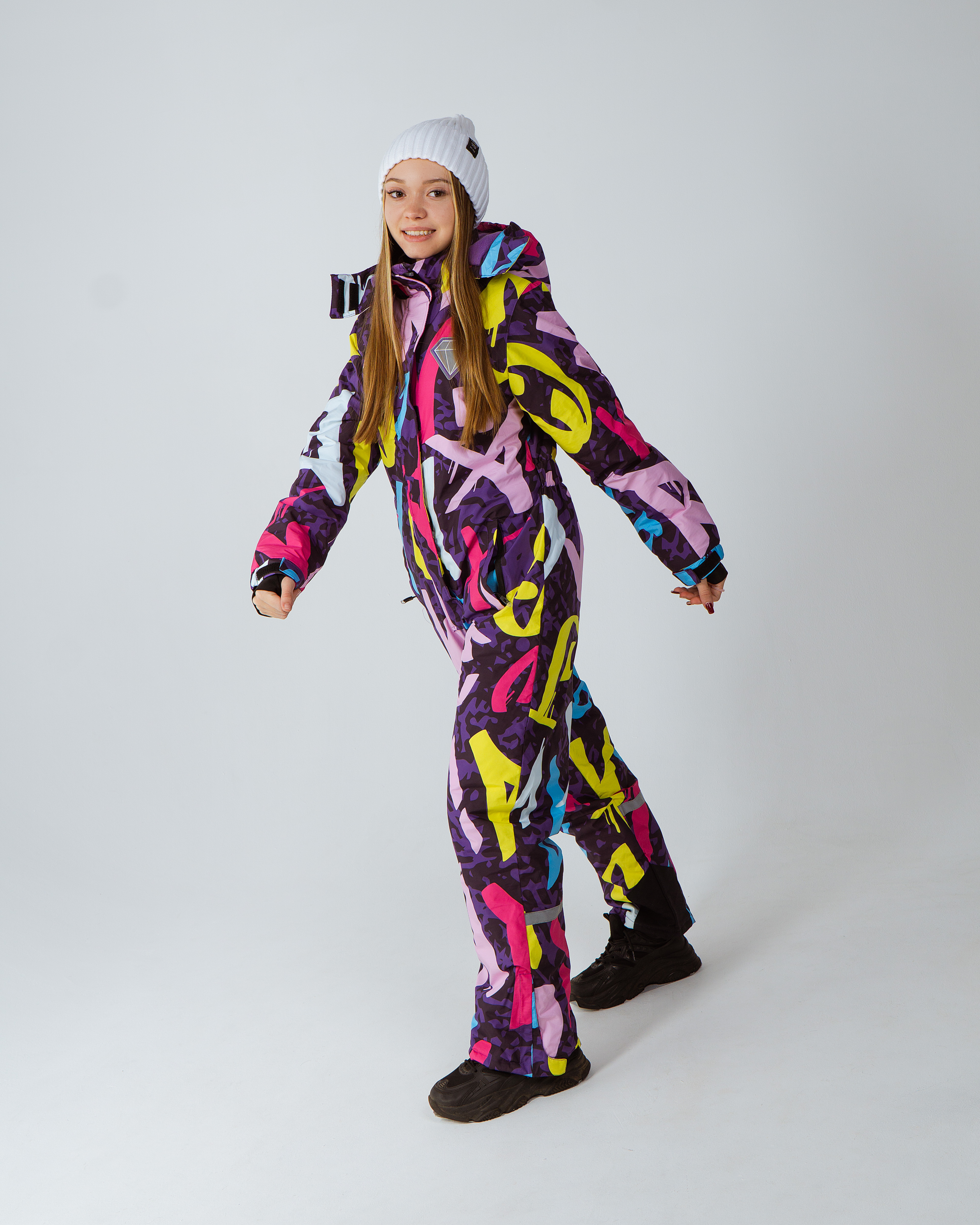 Комбинезон Saimaa GLO-10 фиолетово-розовый - фото 1