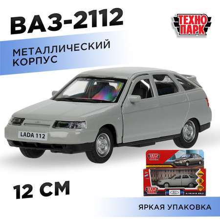 Автомобиль Технопарк ВАЗ 2112 серый
