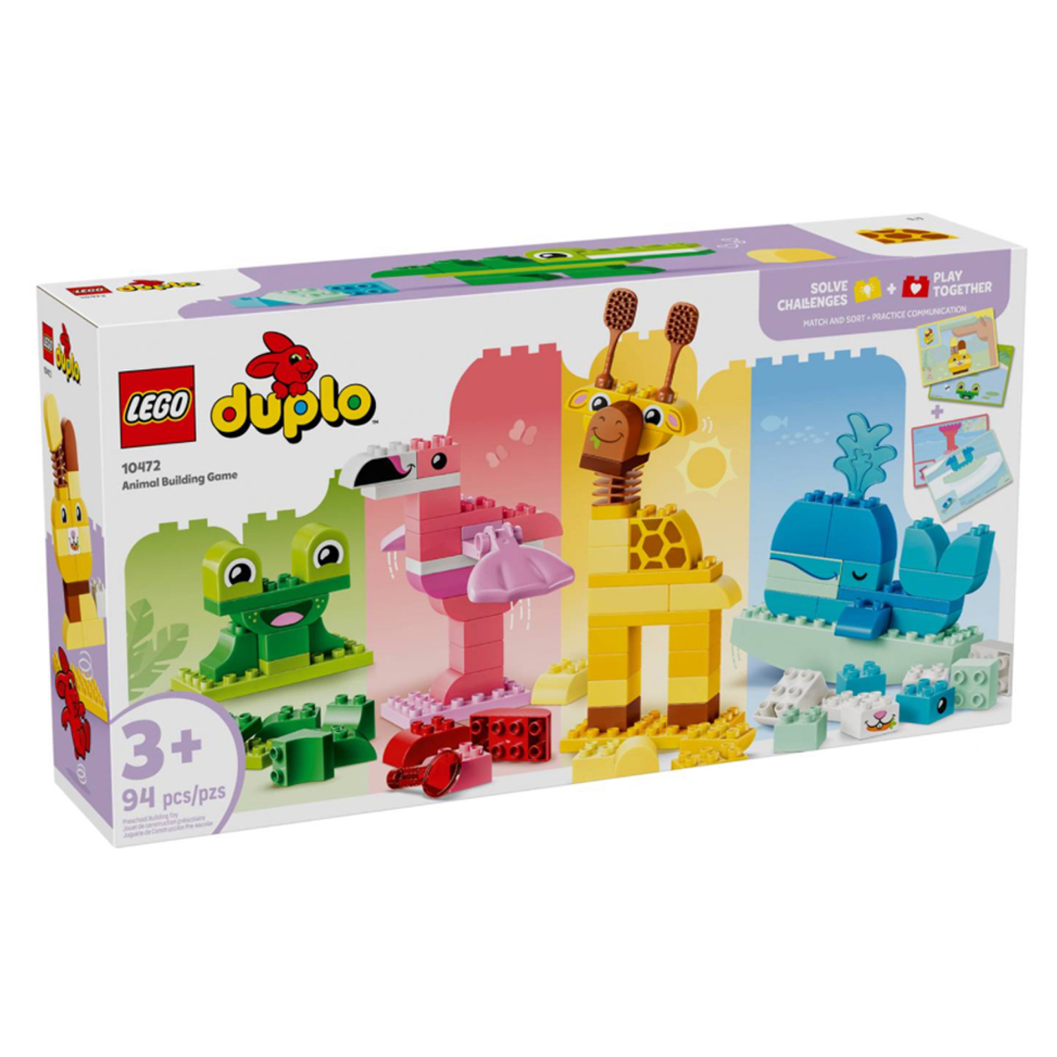 Конструктор LEGO DUPLO Игра «Собери животное» 94 дет. - фото 2
