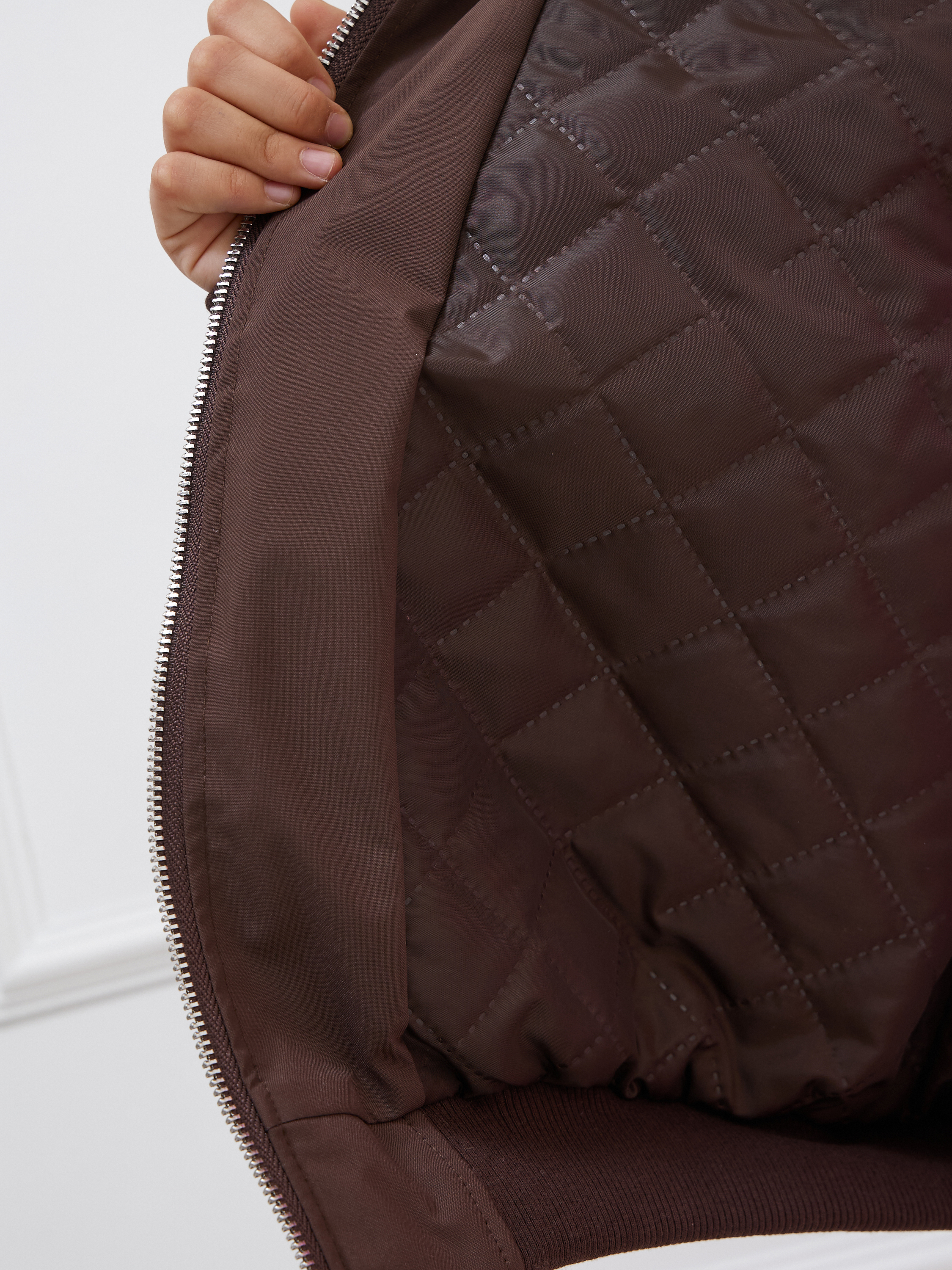 Бомбер MIRANAM БомберДляДевочкиКоричневый - фото 9