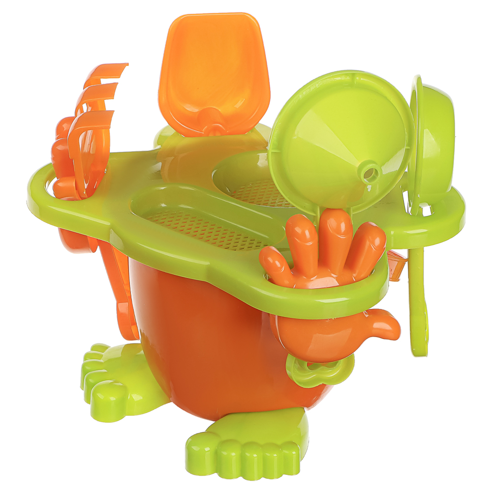 Песочный набор Игроленд Дружок 9 предм. в ассортименте - фото 15