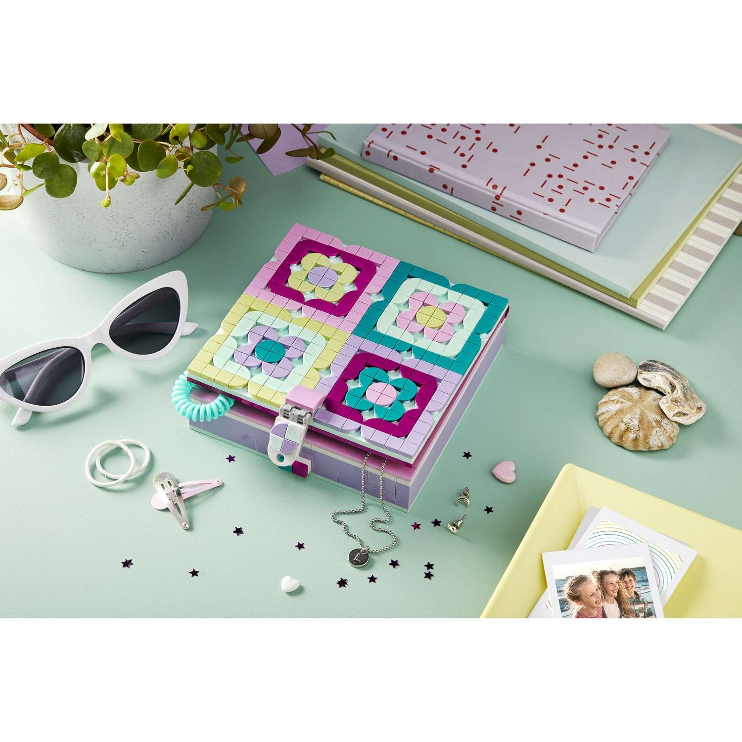 Конструктор LEGO DOTS Шкатулка для драгоценностей блочный - фото 13