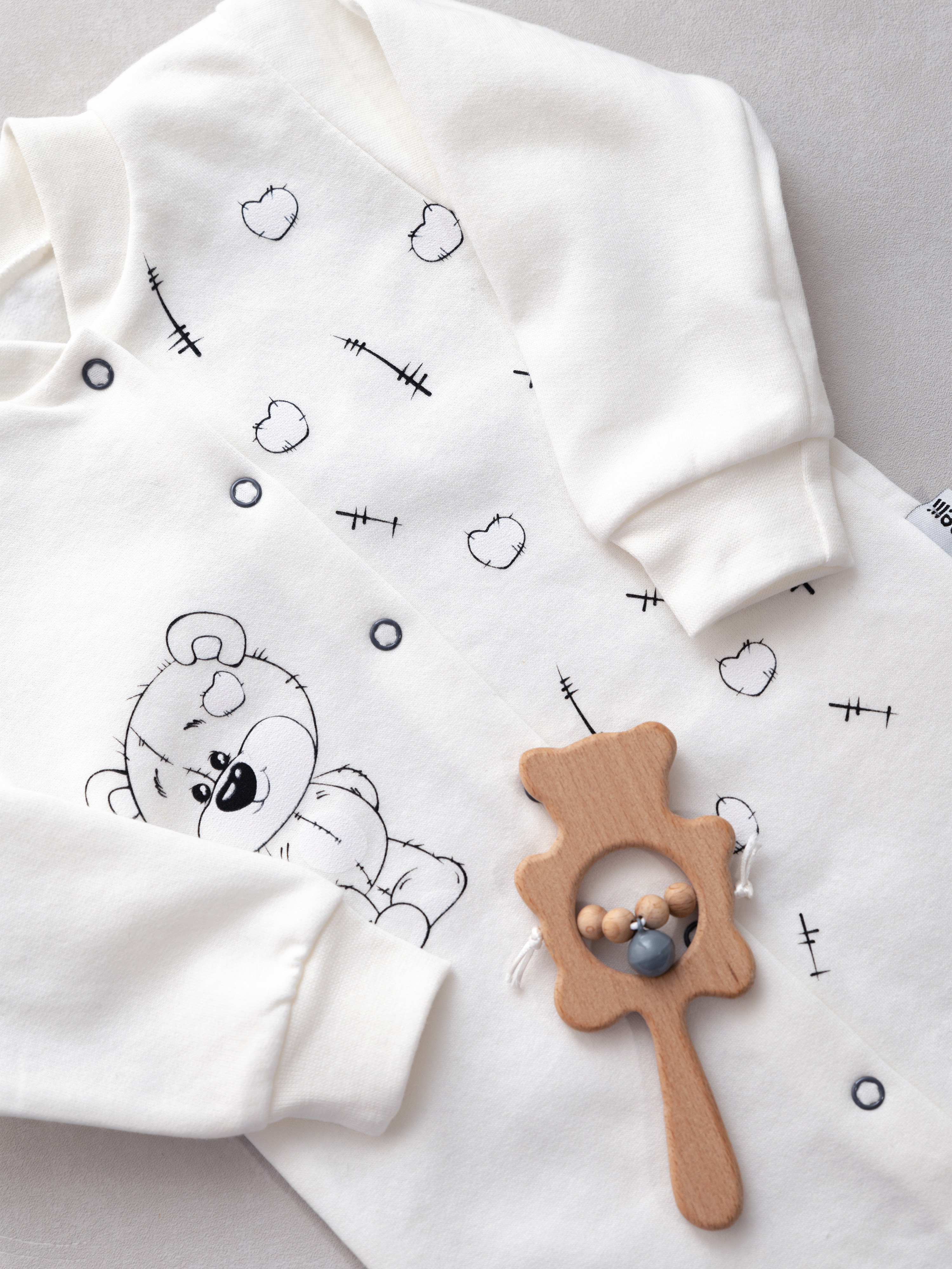 Боди и штанишки Amelli 290.040.0.293.055;210.002.0.293.055бел - фото 3