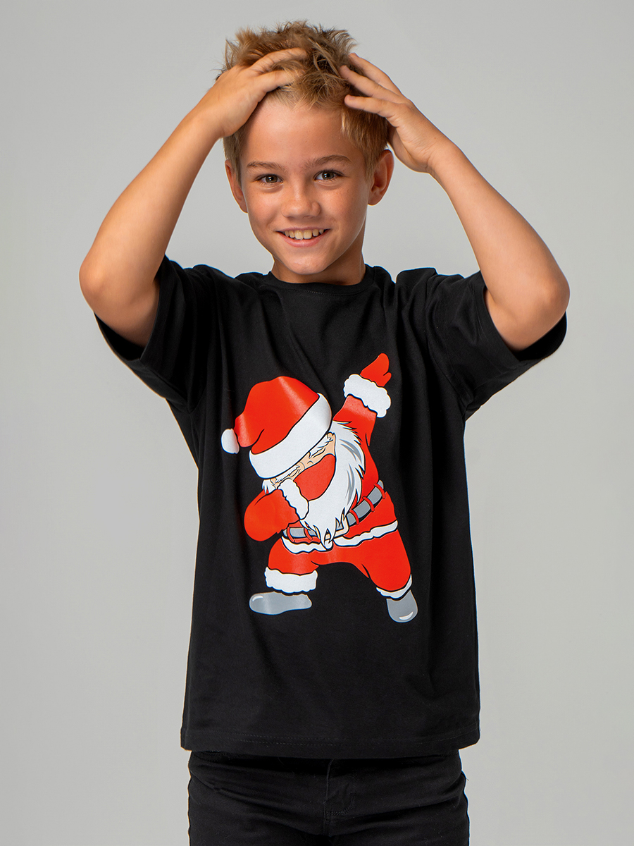 Футболка HappyFox HF0178SPPsanta.черный - фото 12