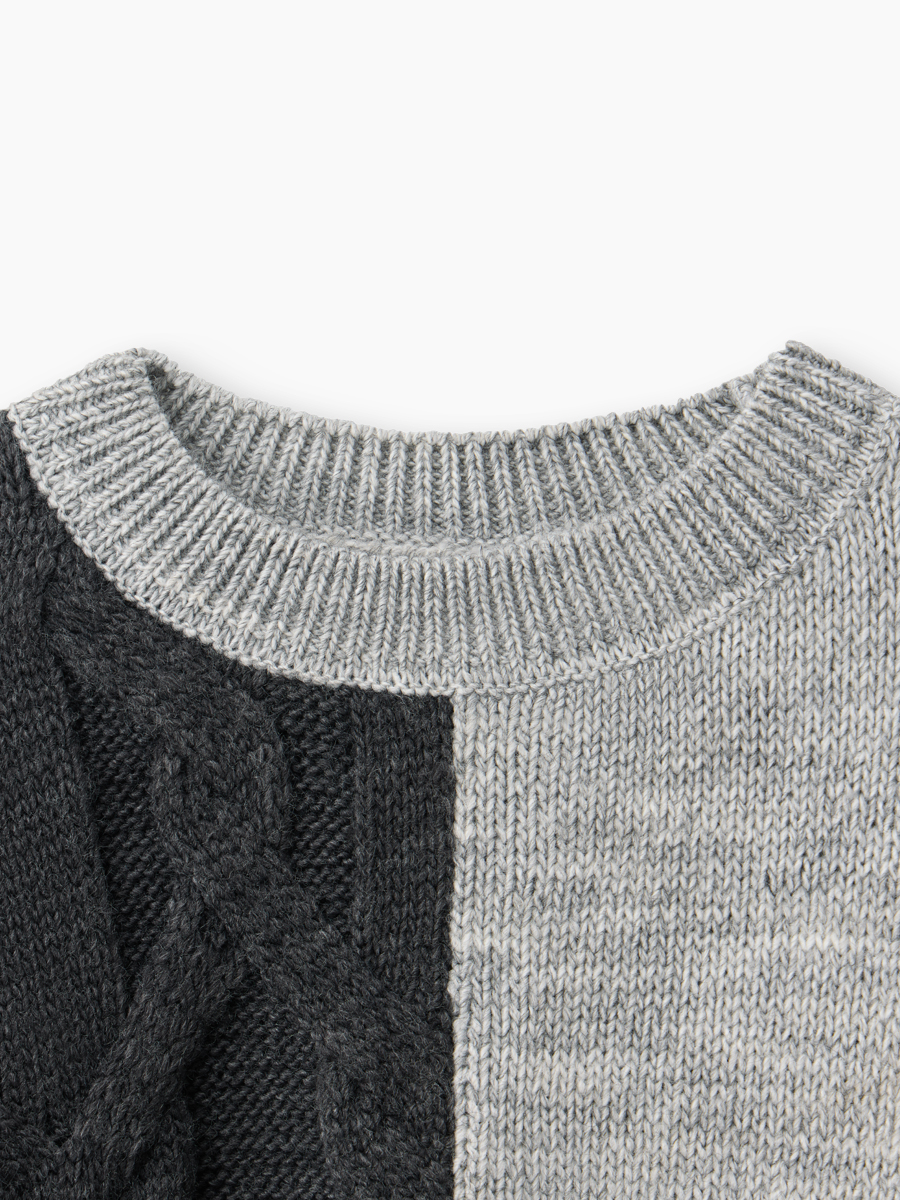 Свитер Happy Baby 88610-1_black-grey - фото 3