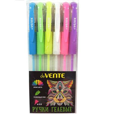 Ручка гелевая deVENTE 6 шт.