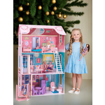 Домик для кукол PAREMO 121 см с мебелью