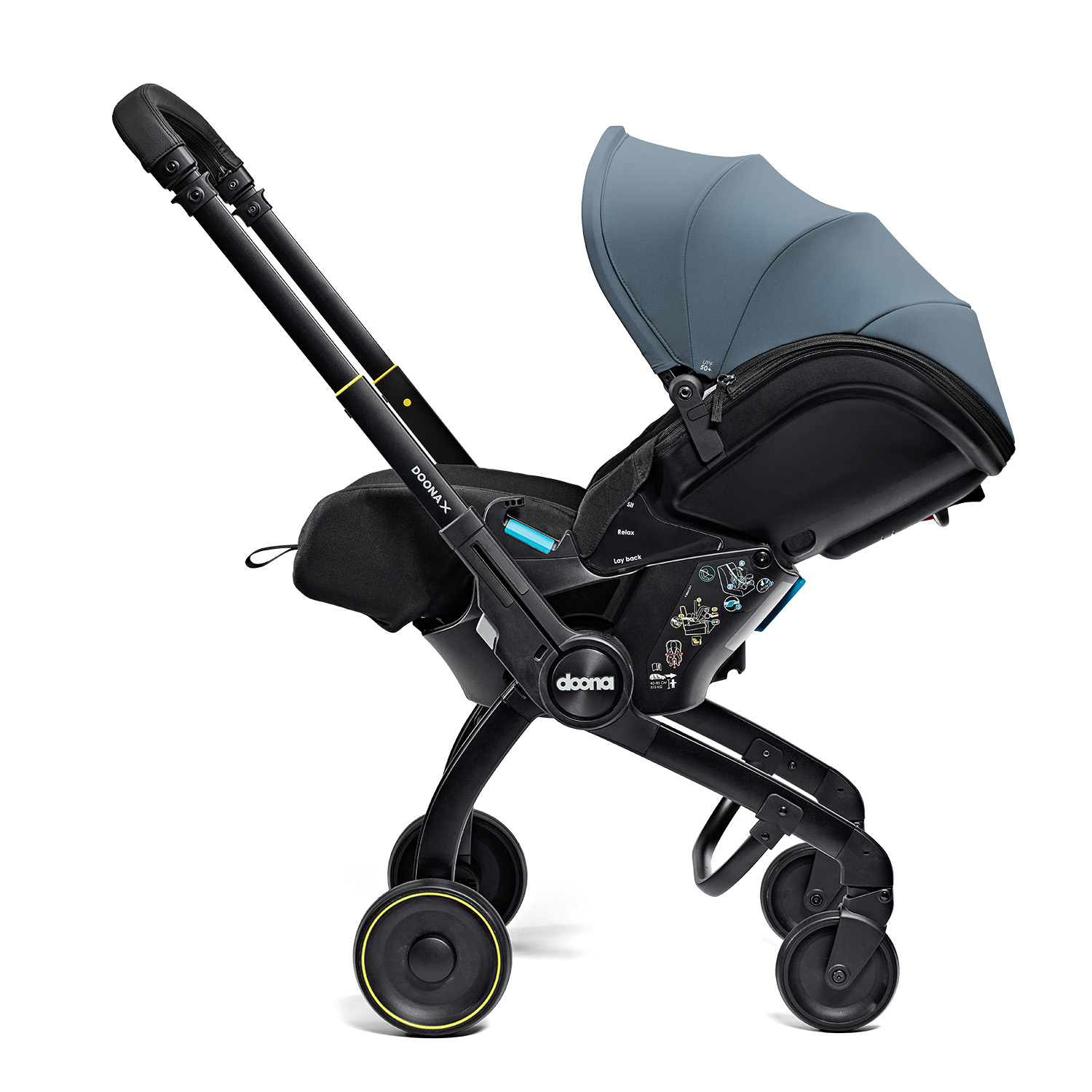 Автокресло Doona X Ocean Blue Isofix 0 (0 -13 кг) - фото 19
