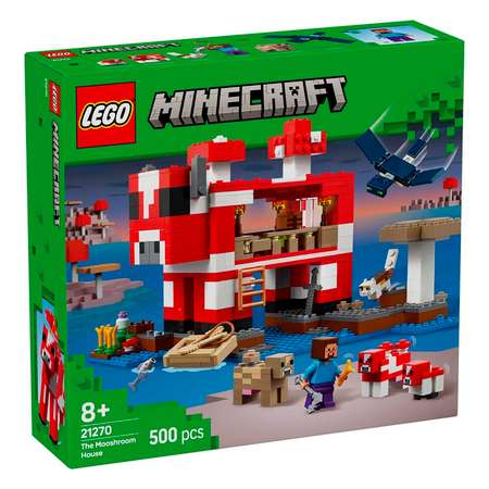 Конструктор LEGO Minecraft Грибной Дом 500 дет.