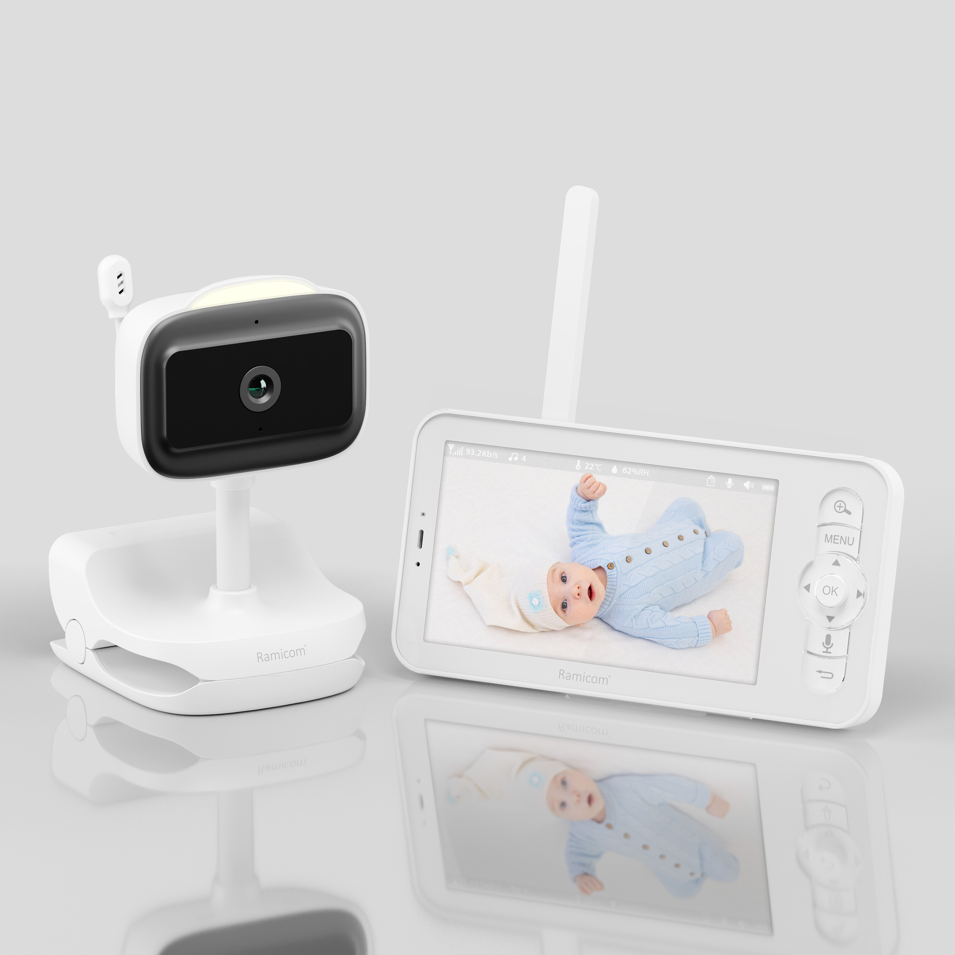 Видеоняня Ramicom VRC400 аккумулятор в камере - фото 14