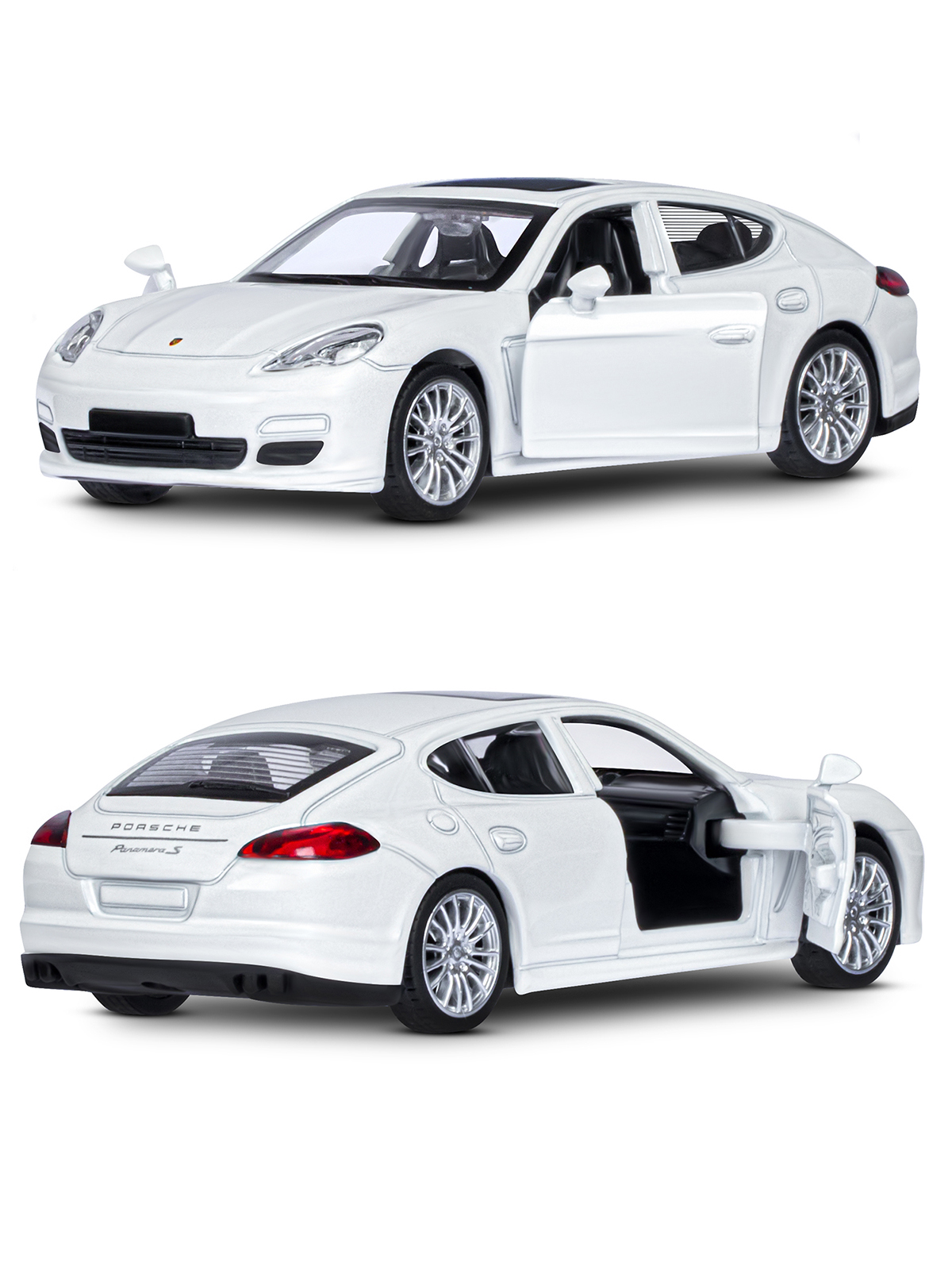 Автомобиль АВТОпанорама Porsche Panamera S 1:43 JB1251255 - фото 7