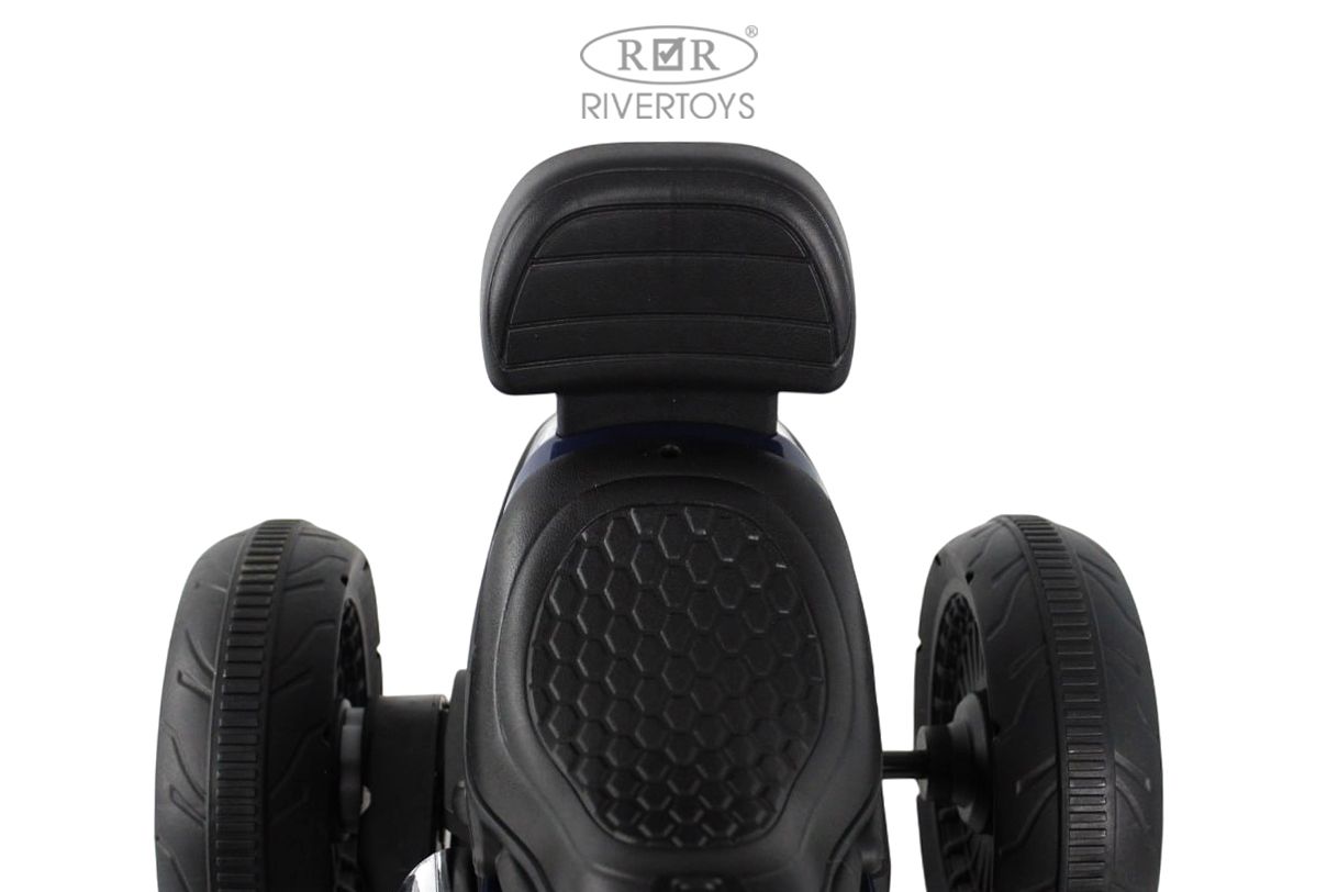 Электромобиль RIVERTOYS G500GG-BLUE - фото 3
