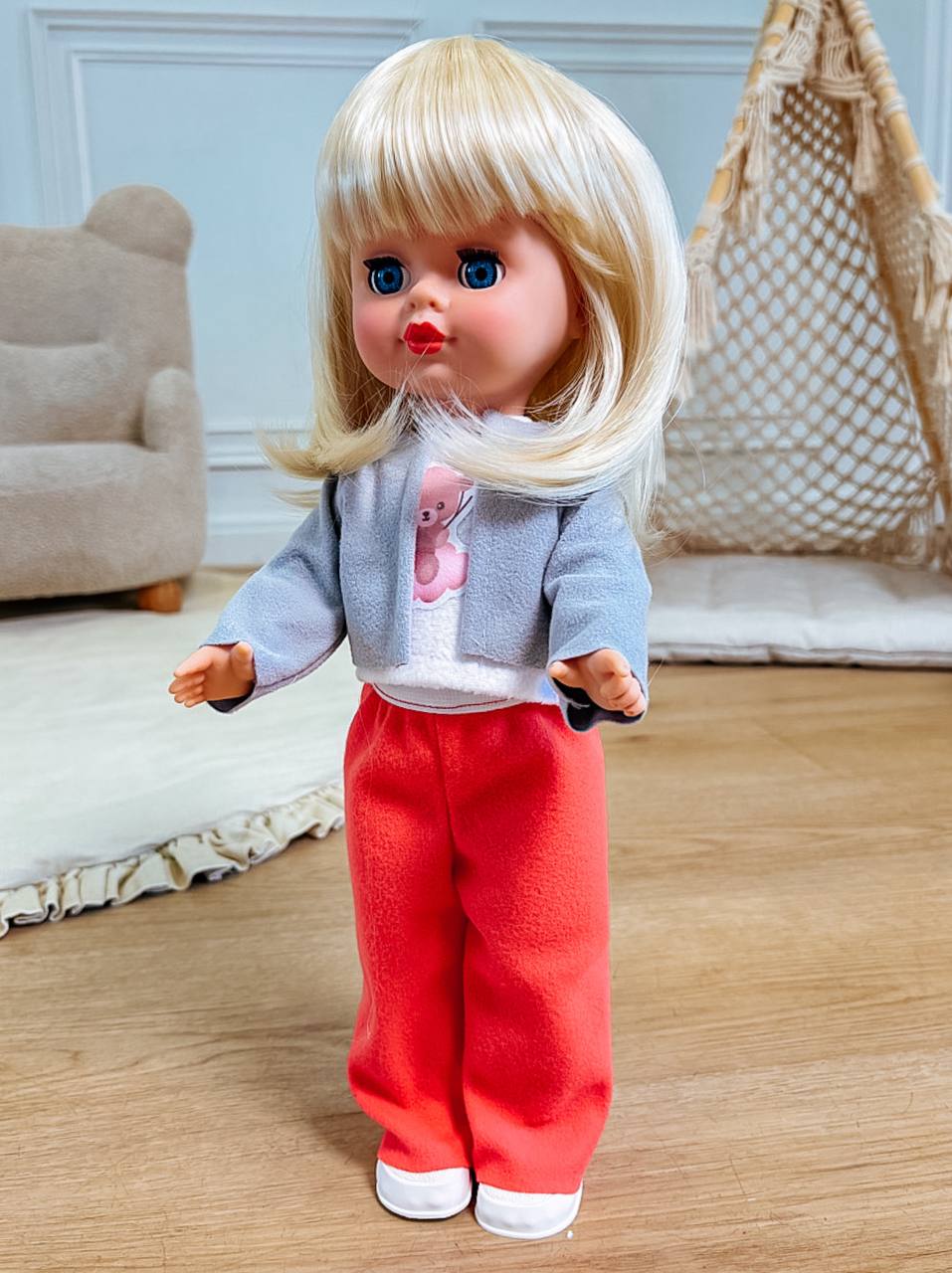 Кукла классическая СТРАНА КУКОЛ большая разговаривающая высота 40 см 25-18.3 - фото 20