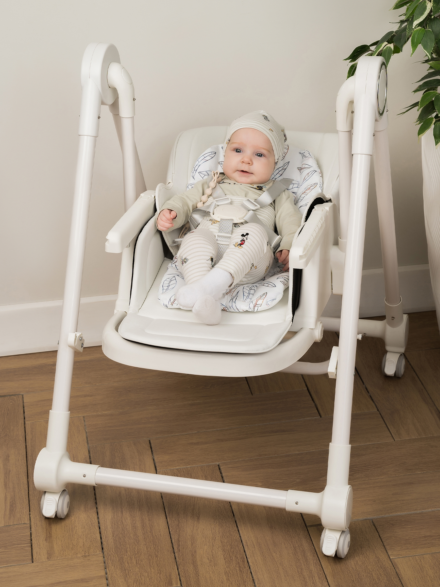 Стульчик для кормления JOVOLA OSCAR белый - фото 13