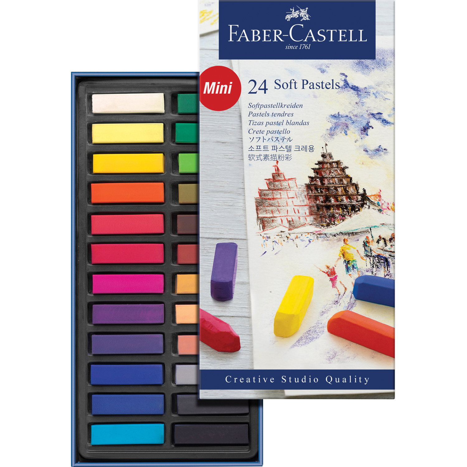 Пастель художественная сухая Faber Castell 24 шт. - фото 2