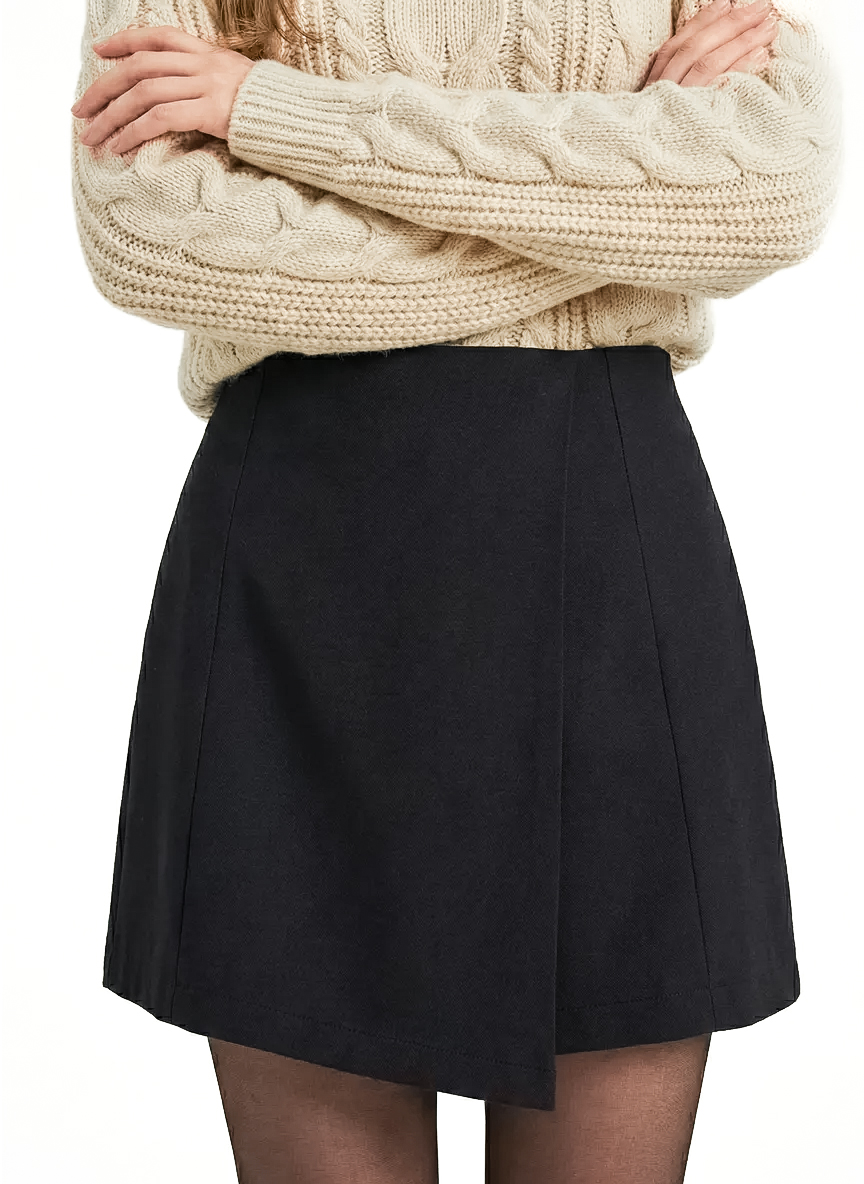 Юбка-шорты СИНЯЯ МОДА W4921A-G39 - фото 1